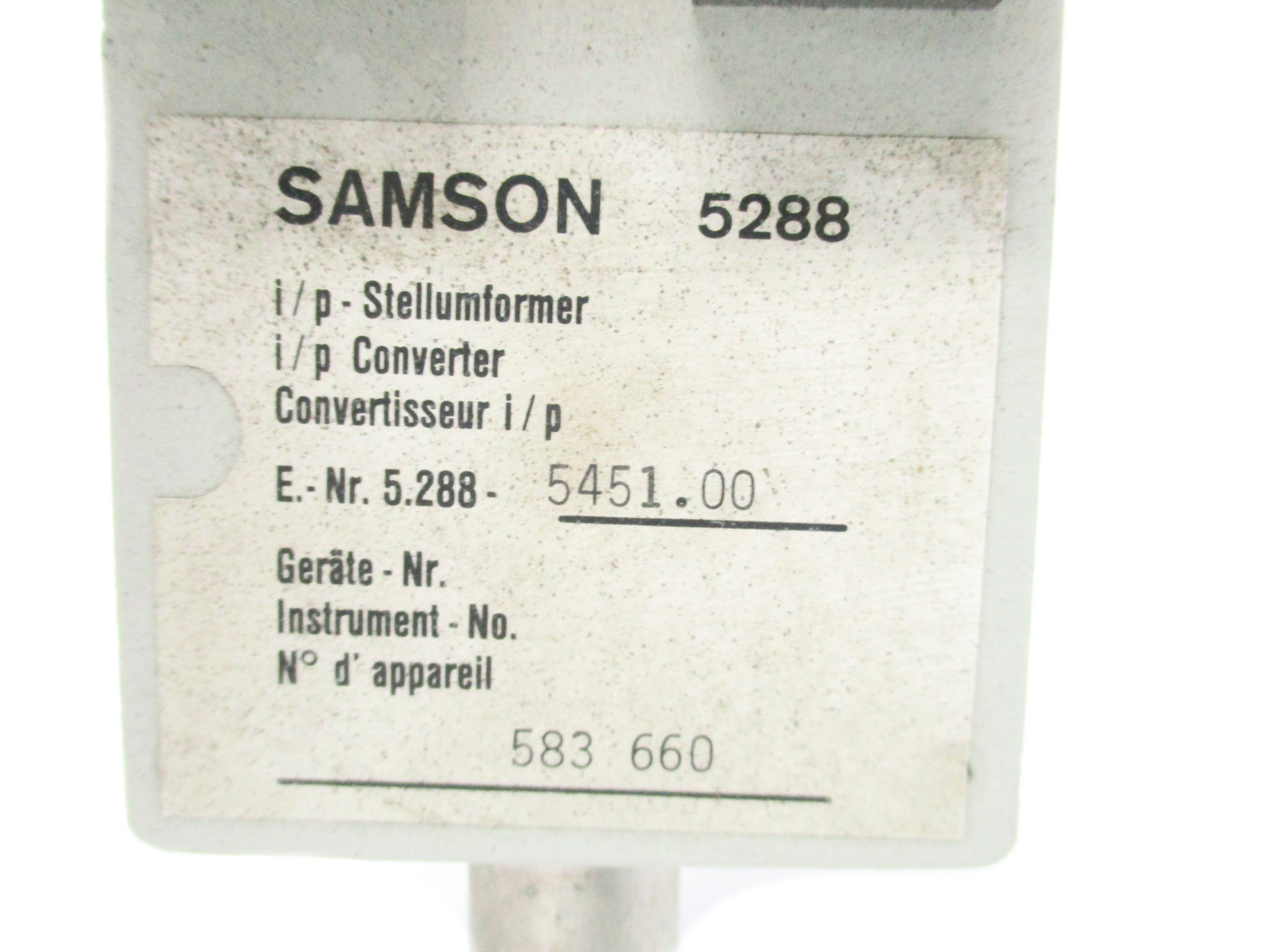 SAMSON 5288 UNMP