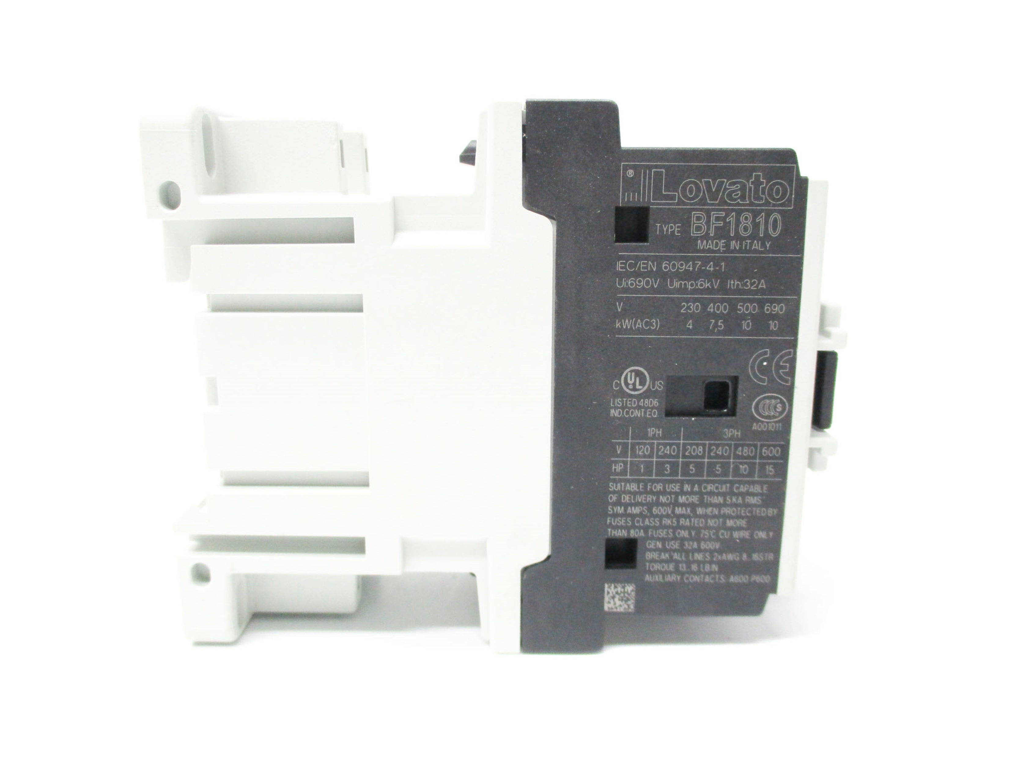 LOVATO BF1810D024 24VDC 18A NSMP