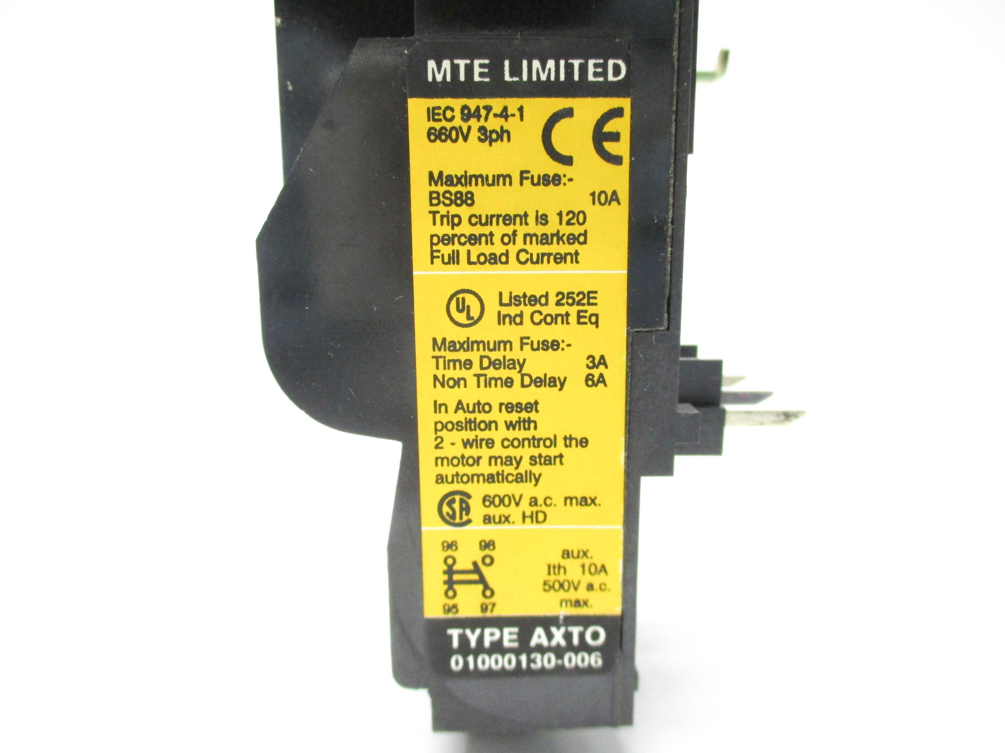MTE 01.000130.006 660VAC 1.60-2.40A NSMP