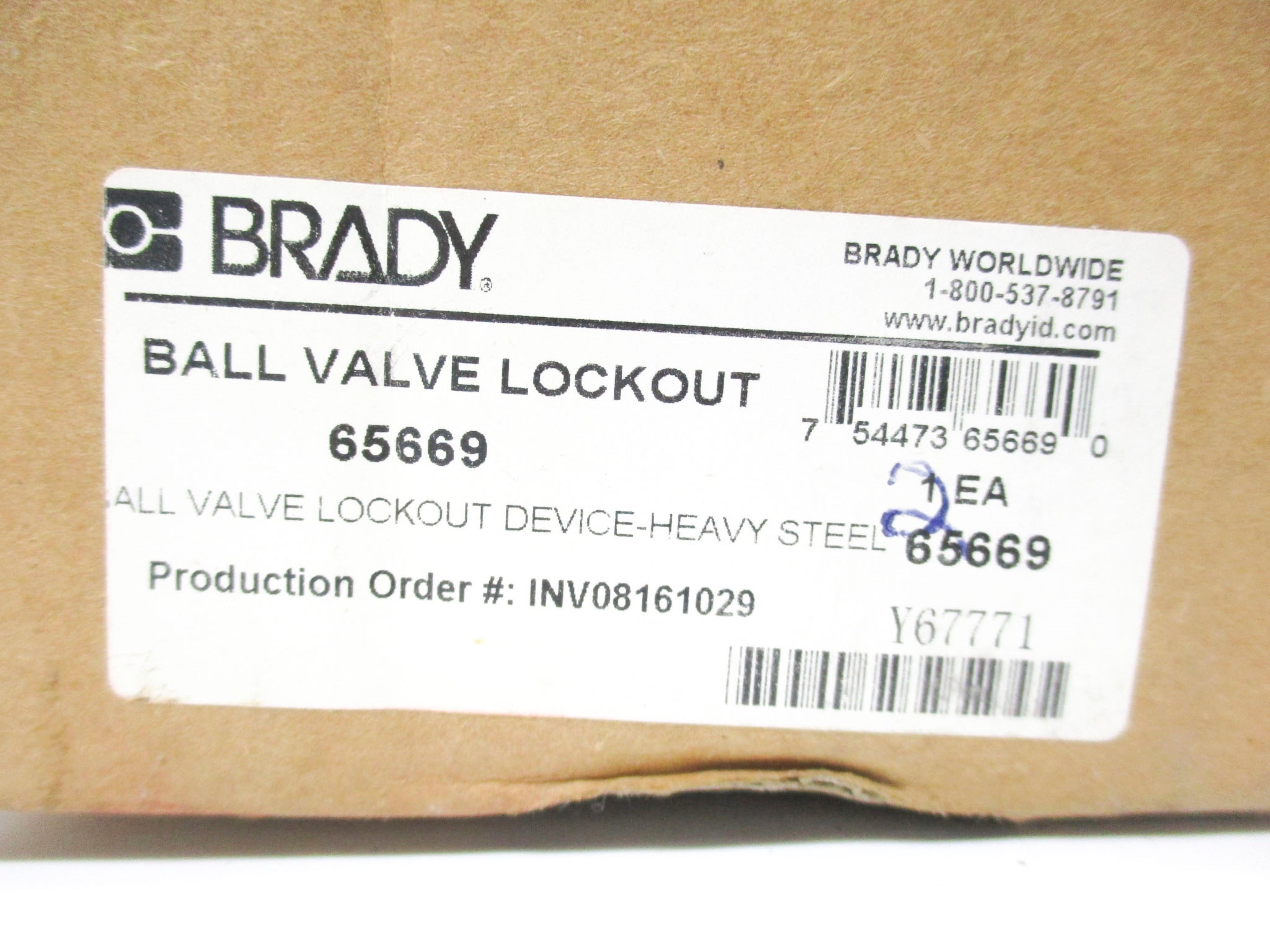 BRADY 65669 (PKG OF 2) NSMP
