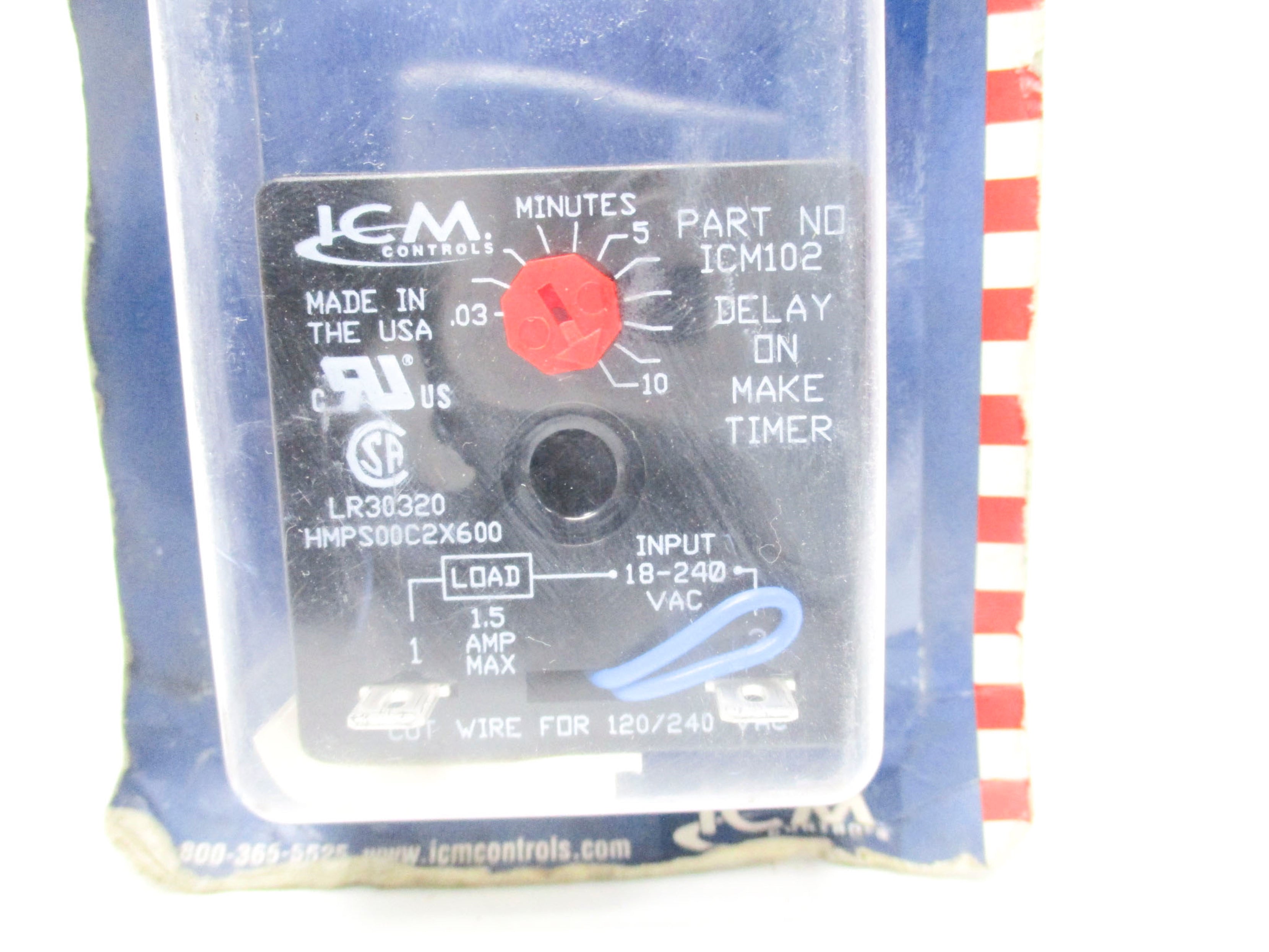 ICM CONTROLS ICM102B 120/240VAC 1.5A 10M NSMP