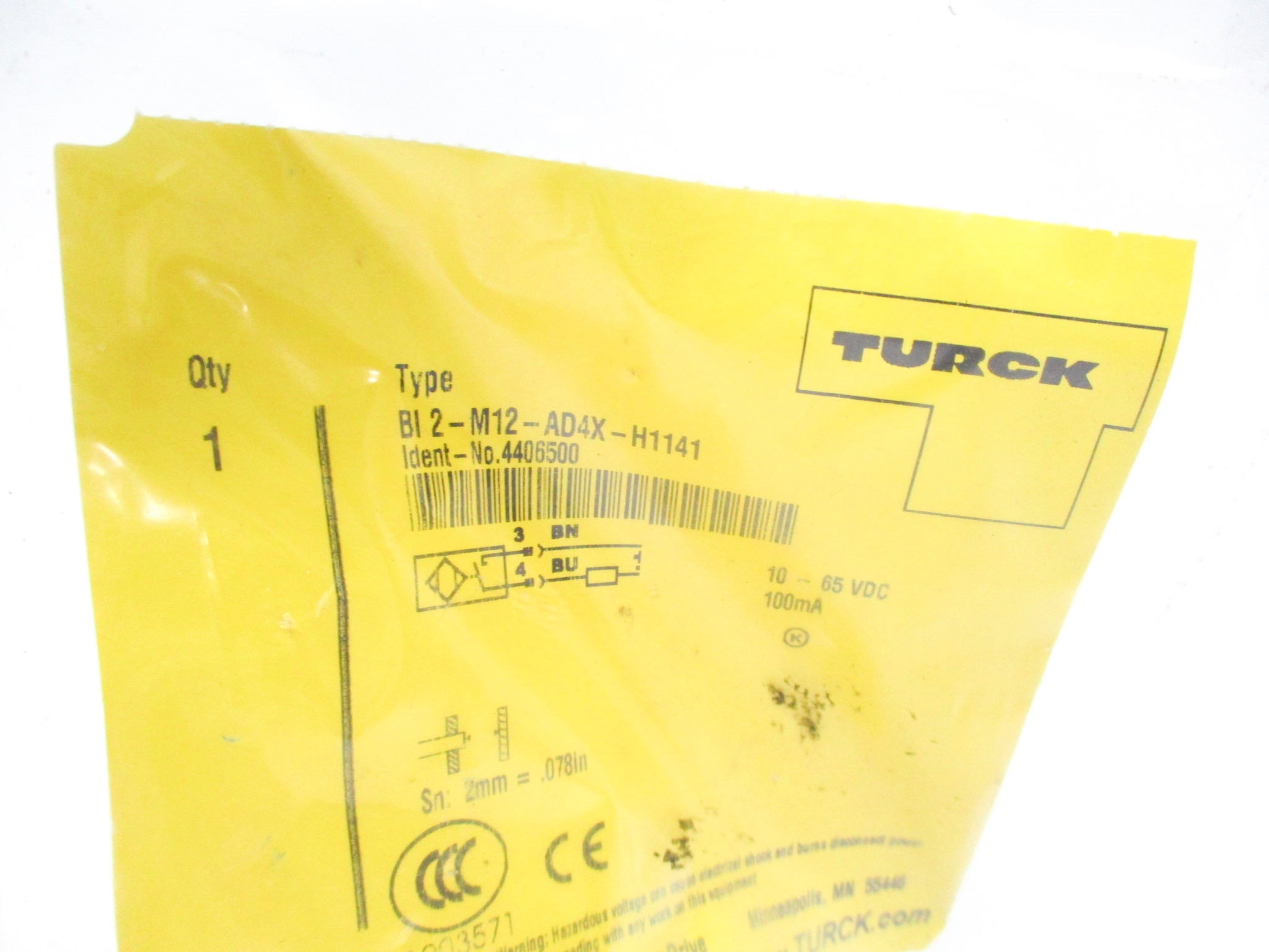 TURK BI2-M12-AD4X-H1141 NSMP