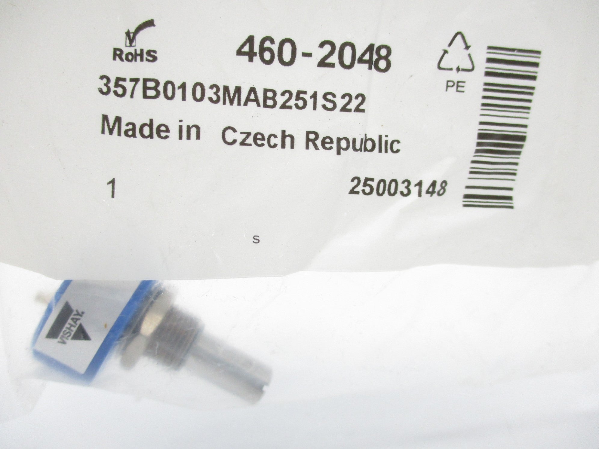 VISHAY 357B0103MAB251S22 NSNP