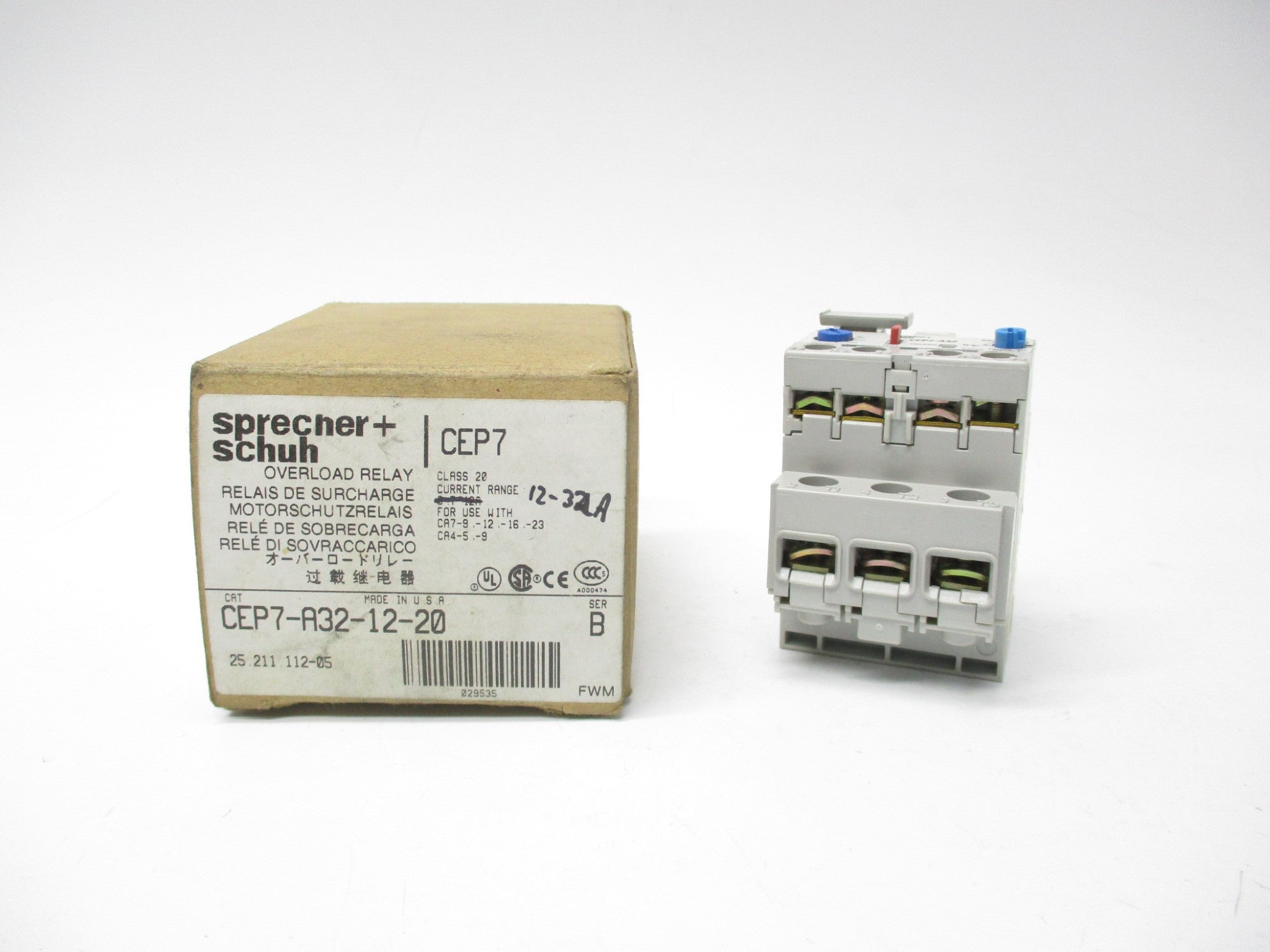 SPRECHER+SCHUH CEP7-A32-12-20 SER. B 12-32A NSMP