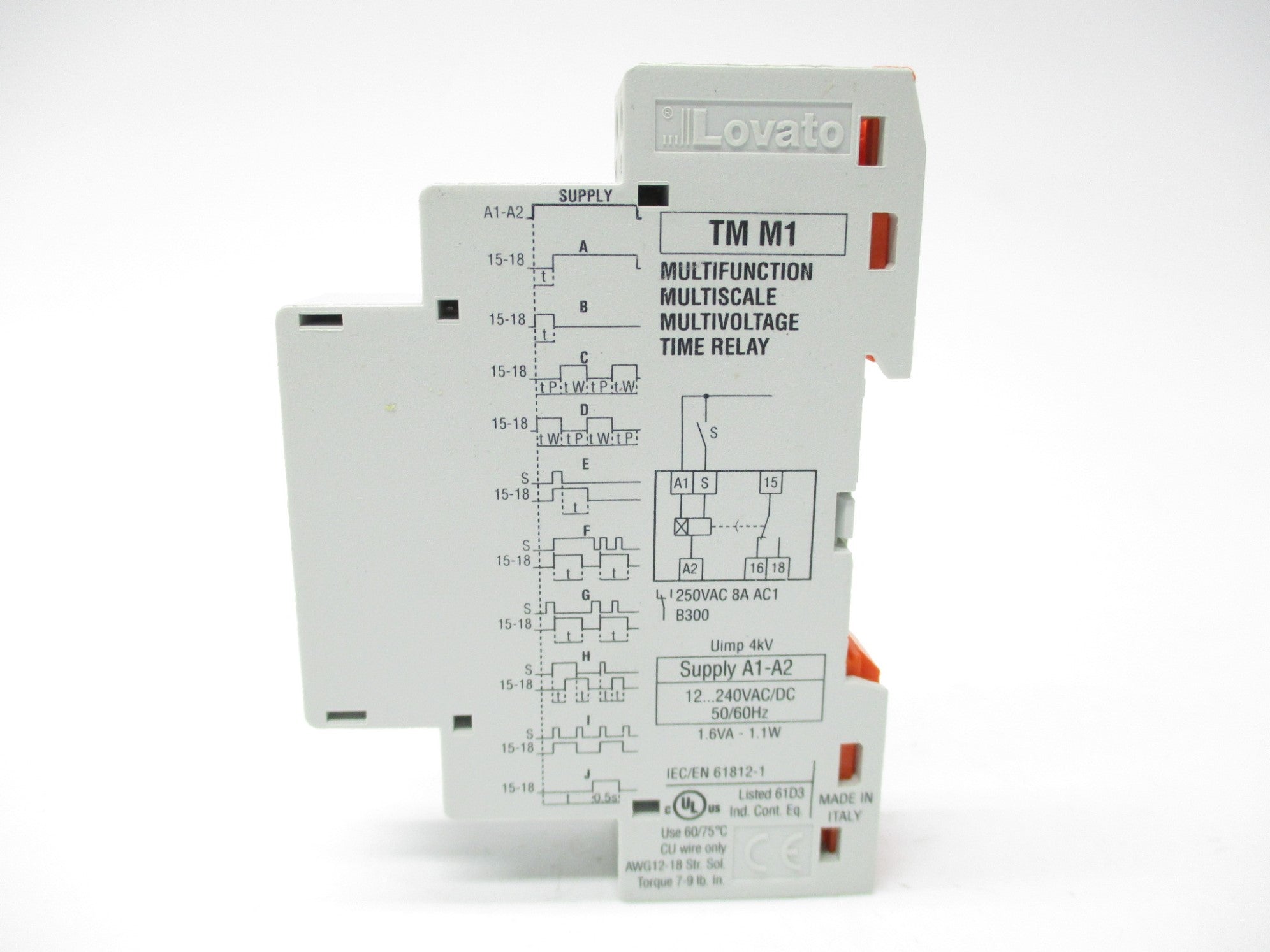 LOVATO TMM1 240VDC NSMP