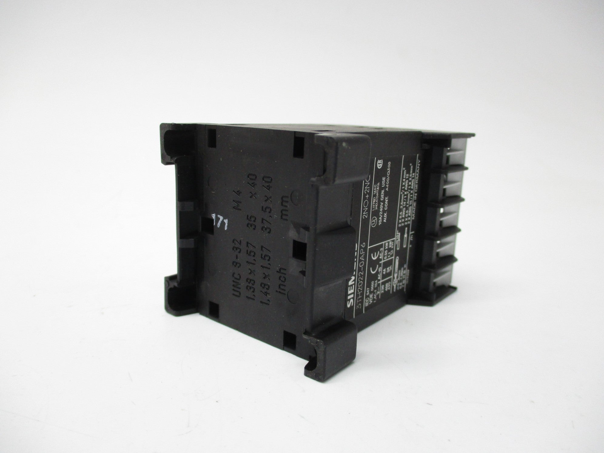 SIEMENS 3TH2022-0AP6 240V 10A NSNP