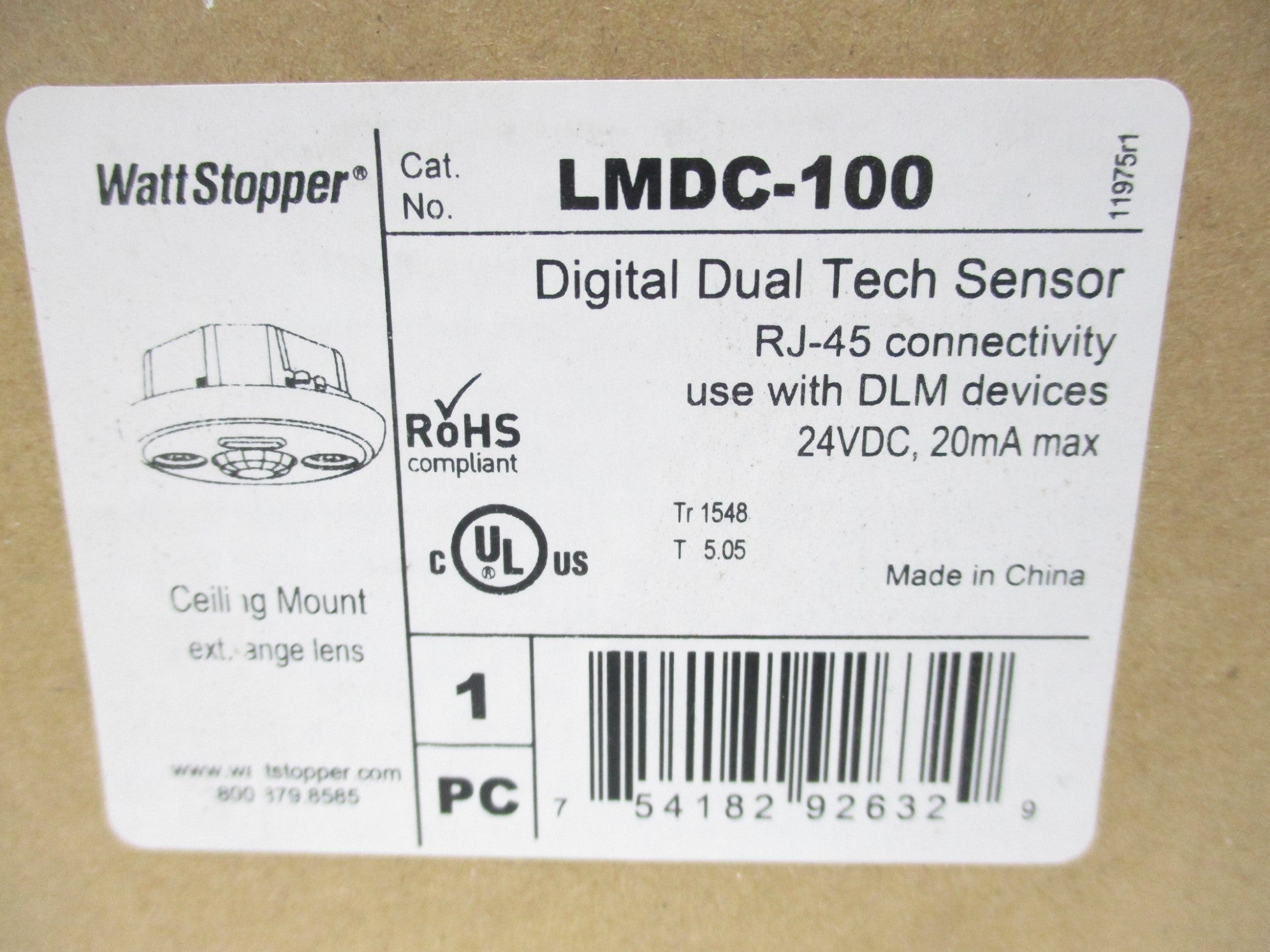 WATTSTOPPER LMDC-100 NSMP