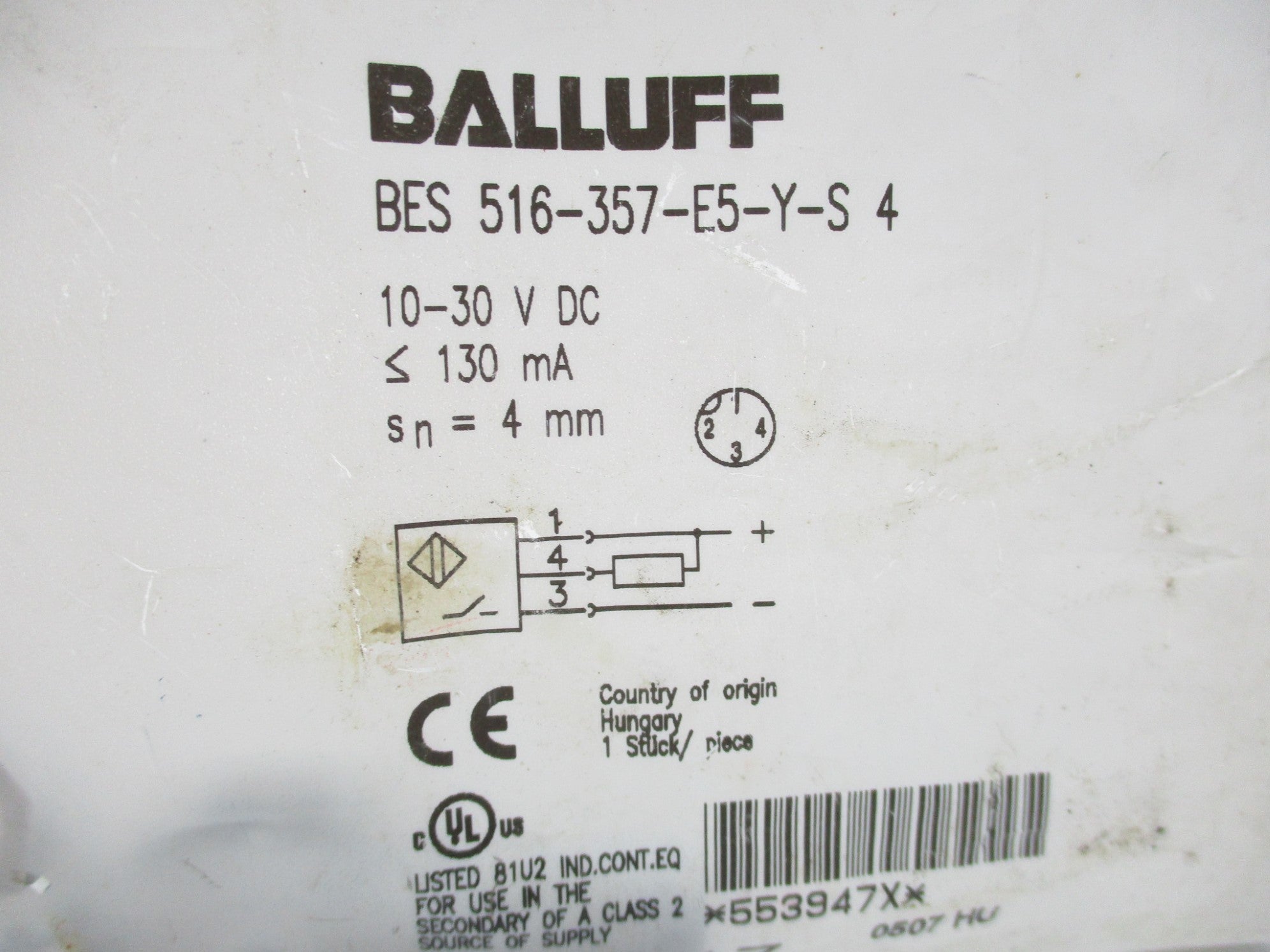 BALLUFF BES516-357-E5-Y-S4 NSMP