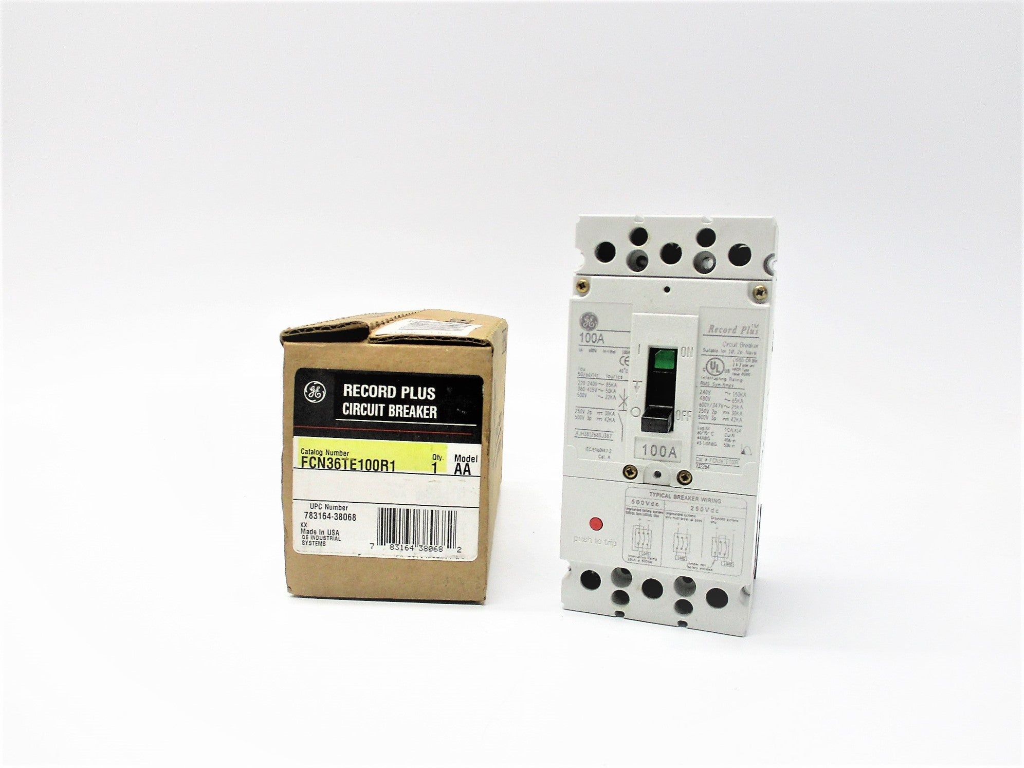 GENERAL ELECTRIC FCN36TE100R1 600VDC 100A NSMP