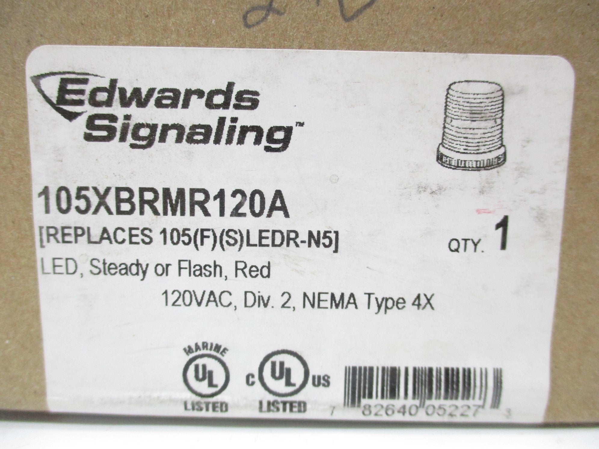 EDWARDS SIGNALING 105XBRMR120A NSMP