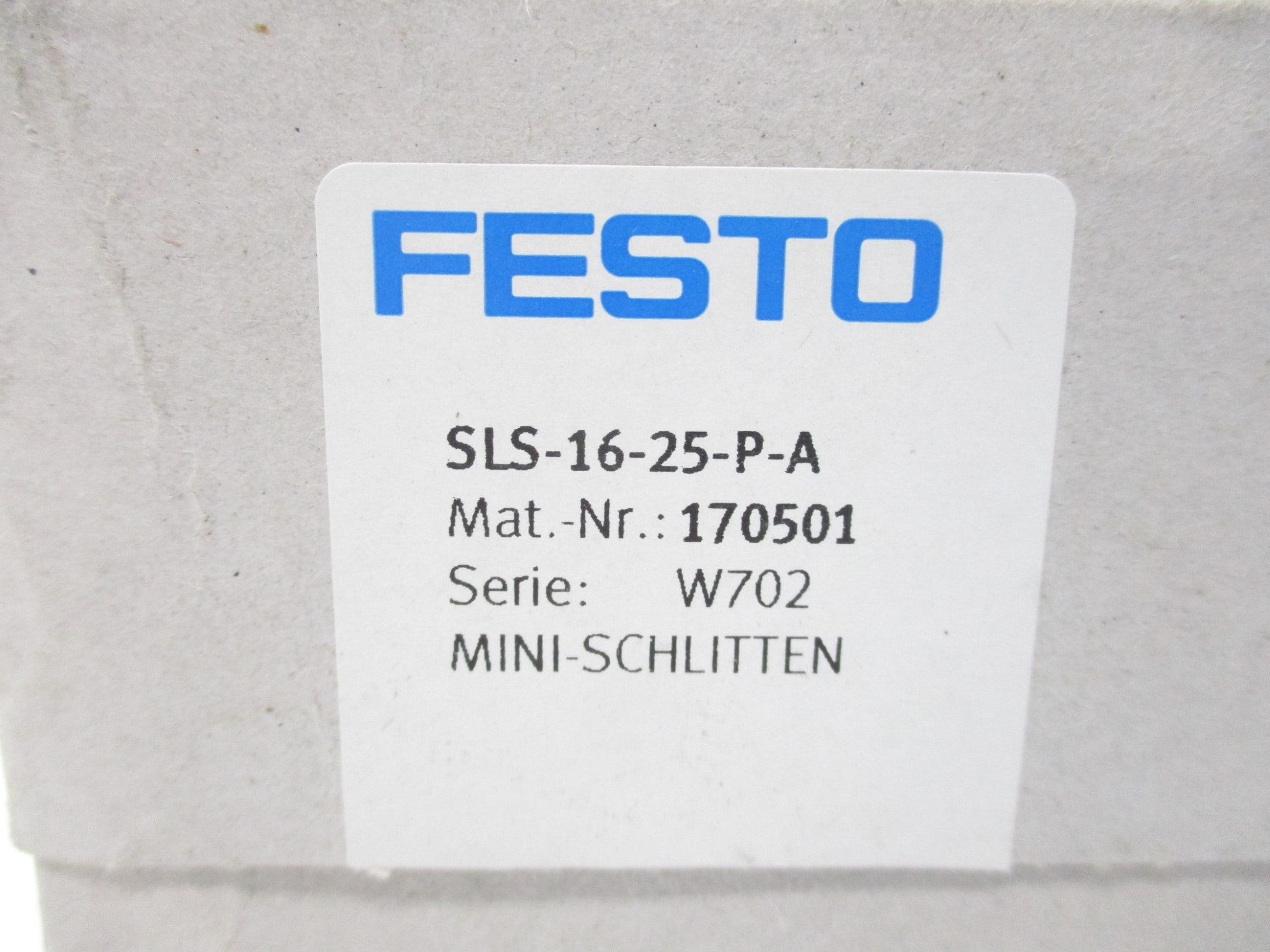 FESTO SLS-16-25-P-A NSMP