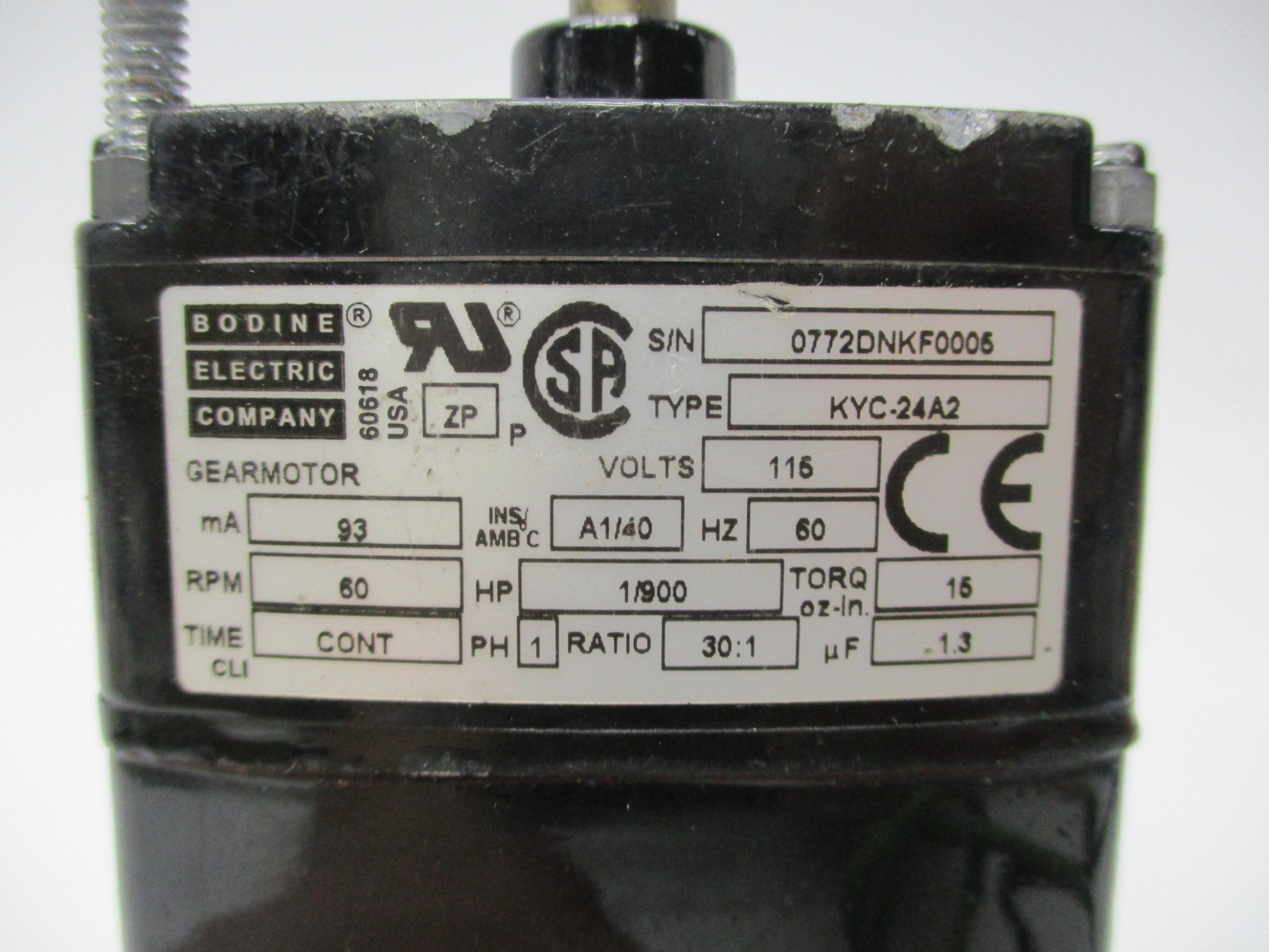 BODINE KYC-24A2 UNMP