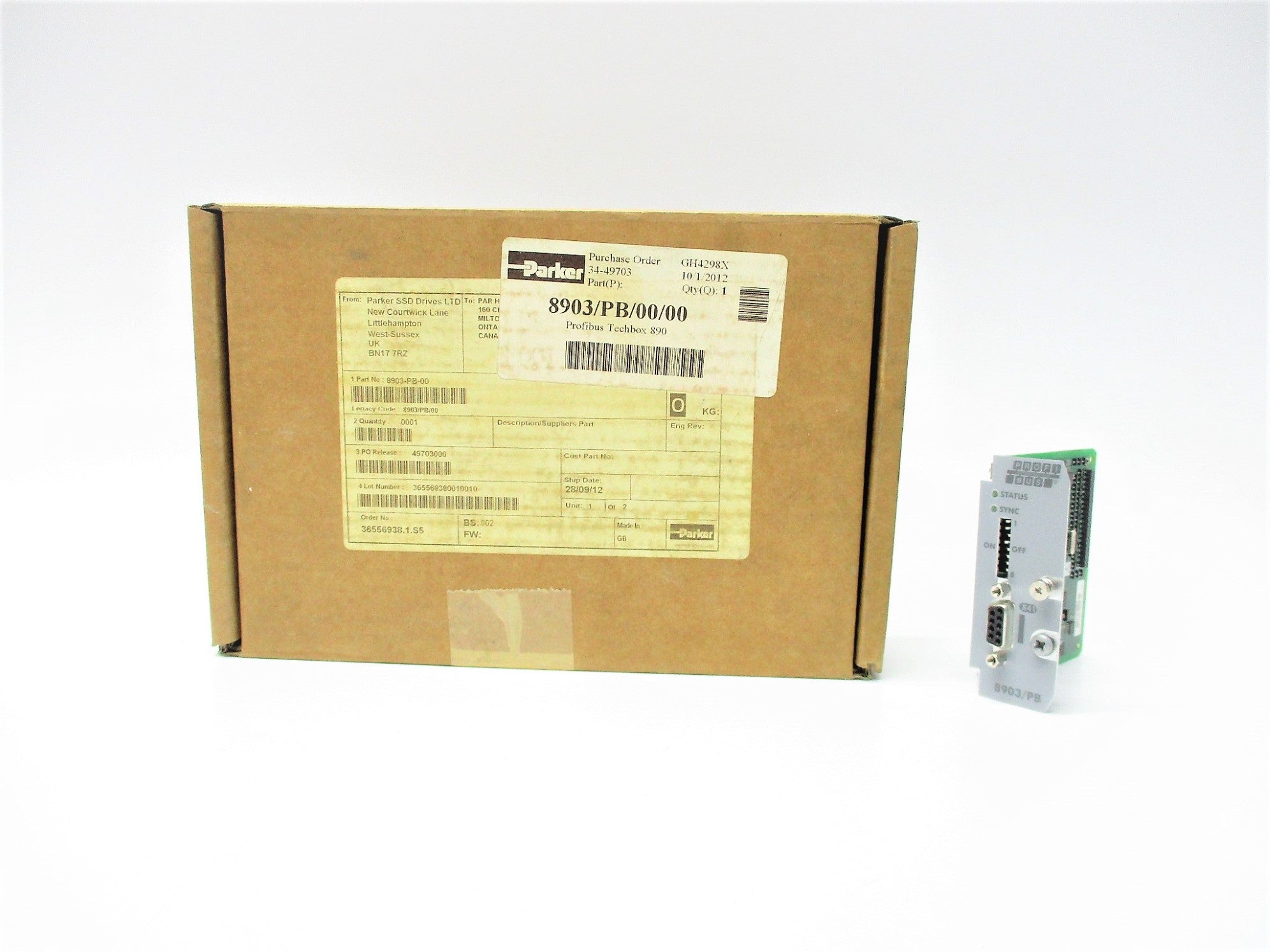 PARKER 8903/PB/00/00 NSMP