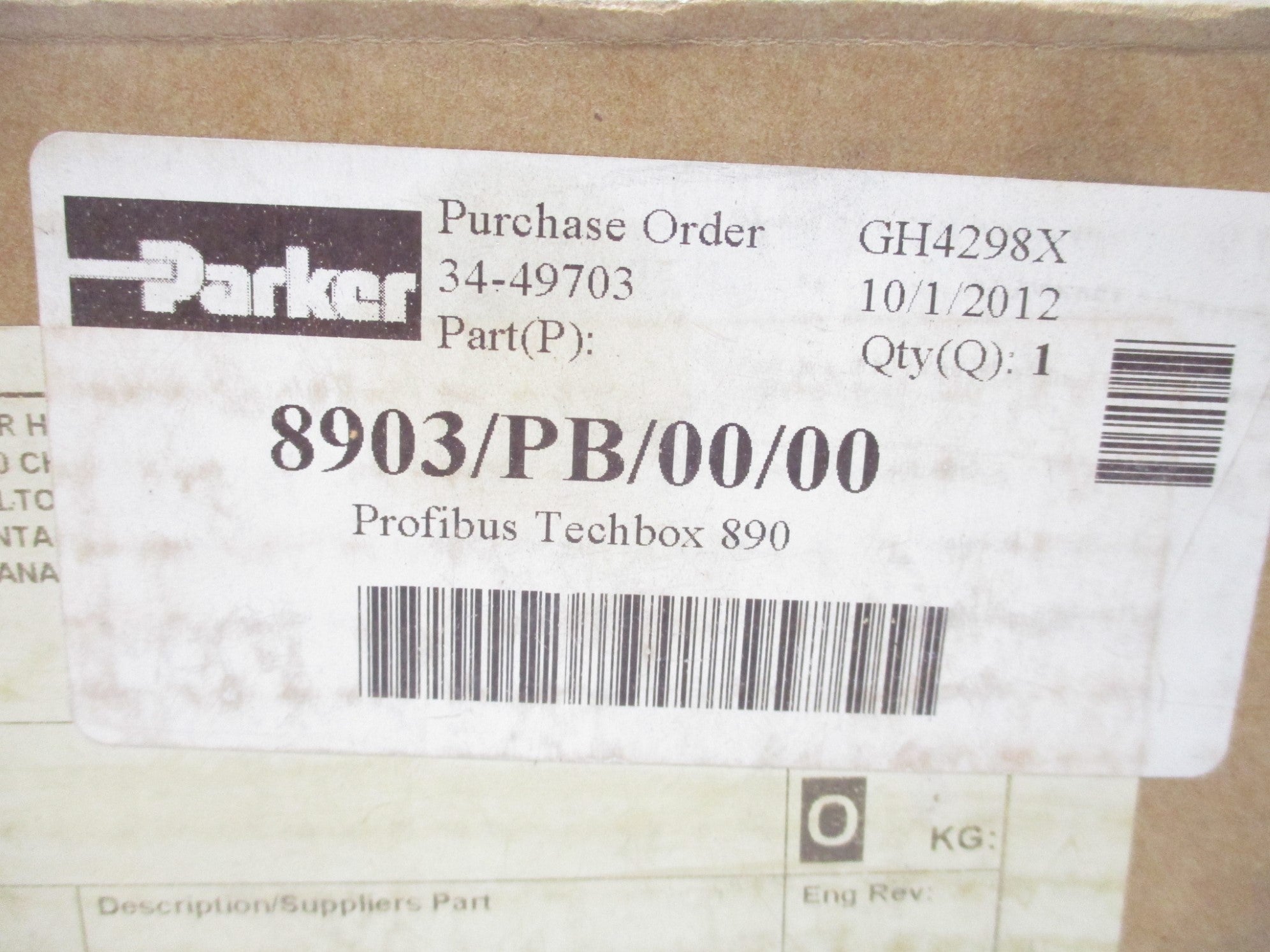 PARKER 8903/PB/00/00 NSMP