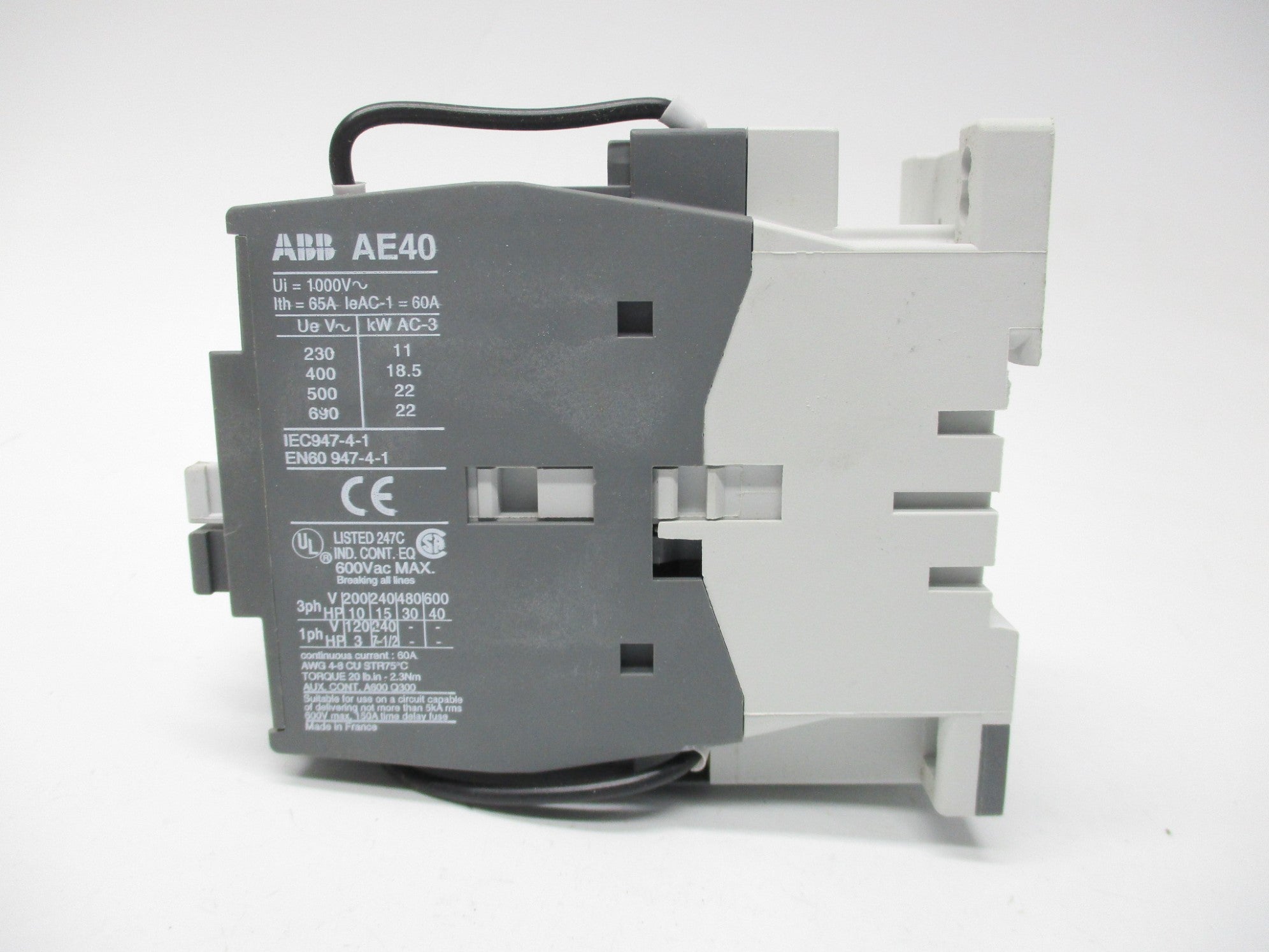 ABB AE40-30 600VAC 60A NSNP