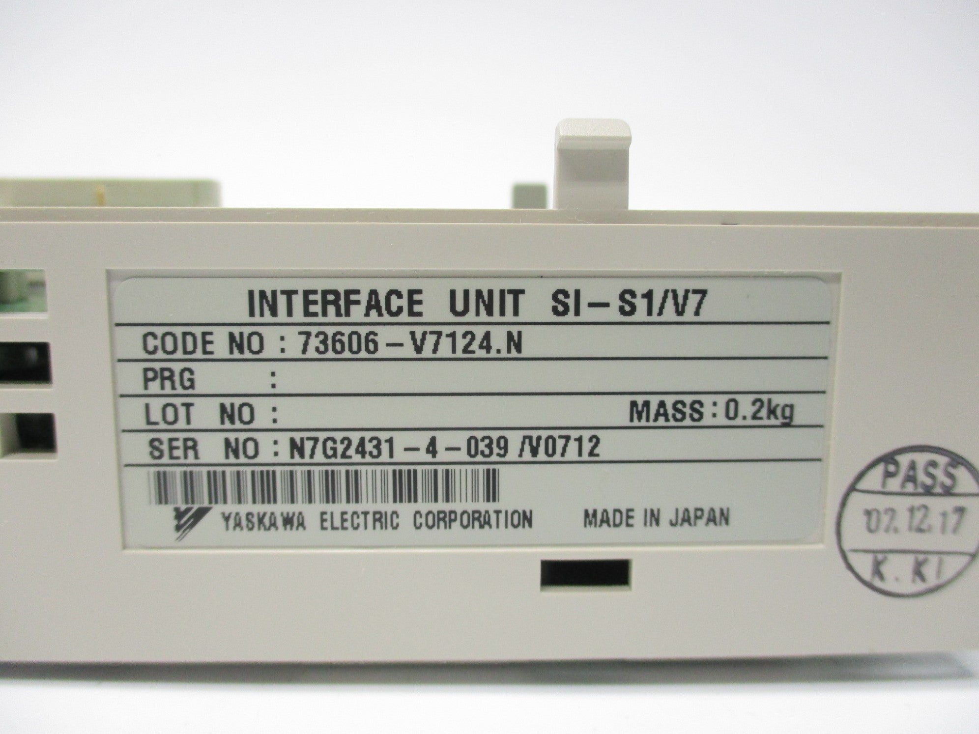 YASKAWA SI-S1/V7.N NSMP