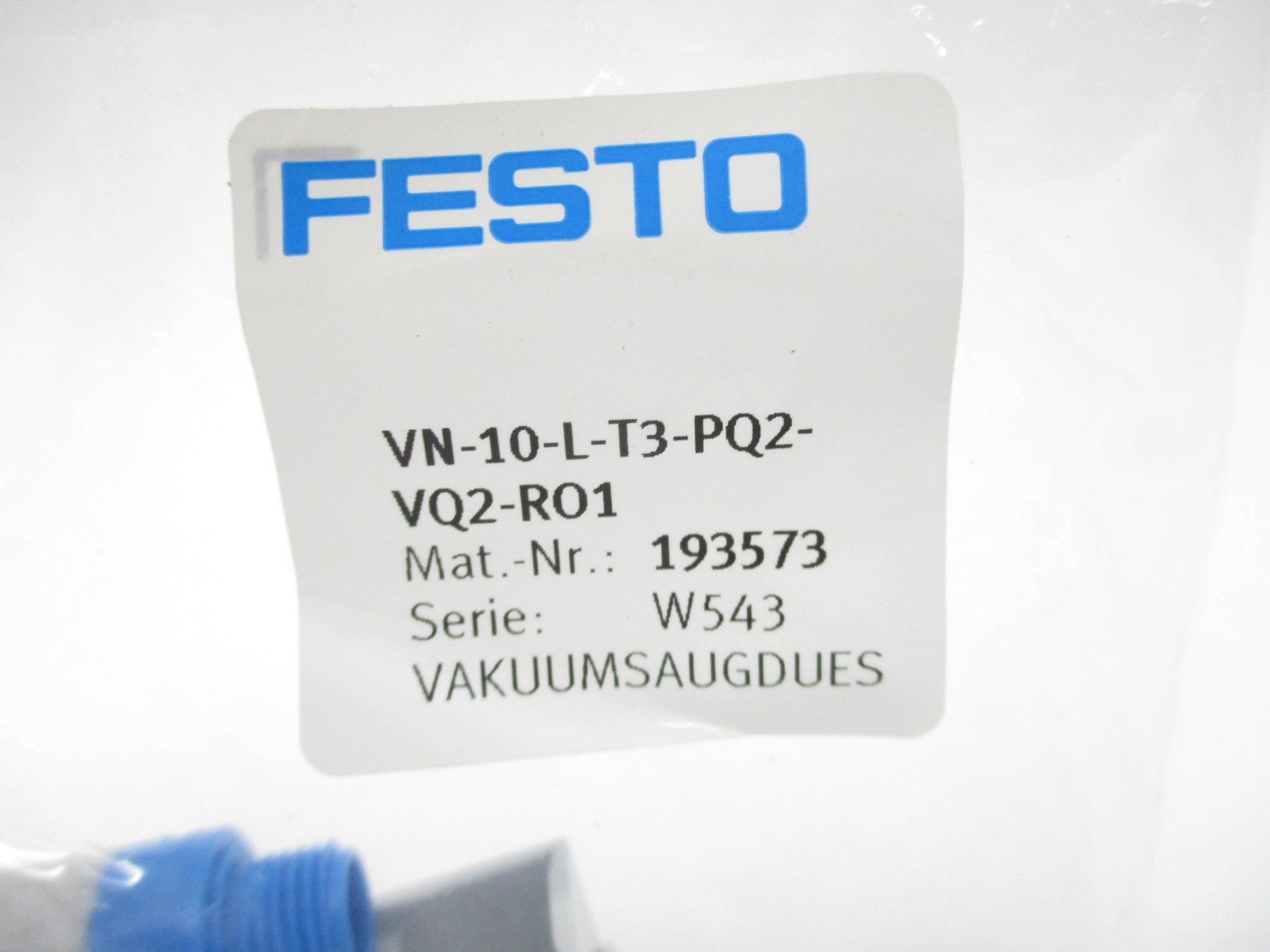 FESTO VN-10-L-T3-PQ2-VQ2-R01 NSNP