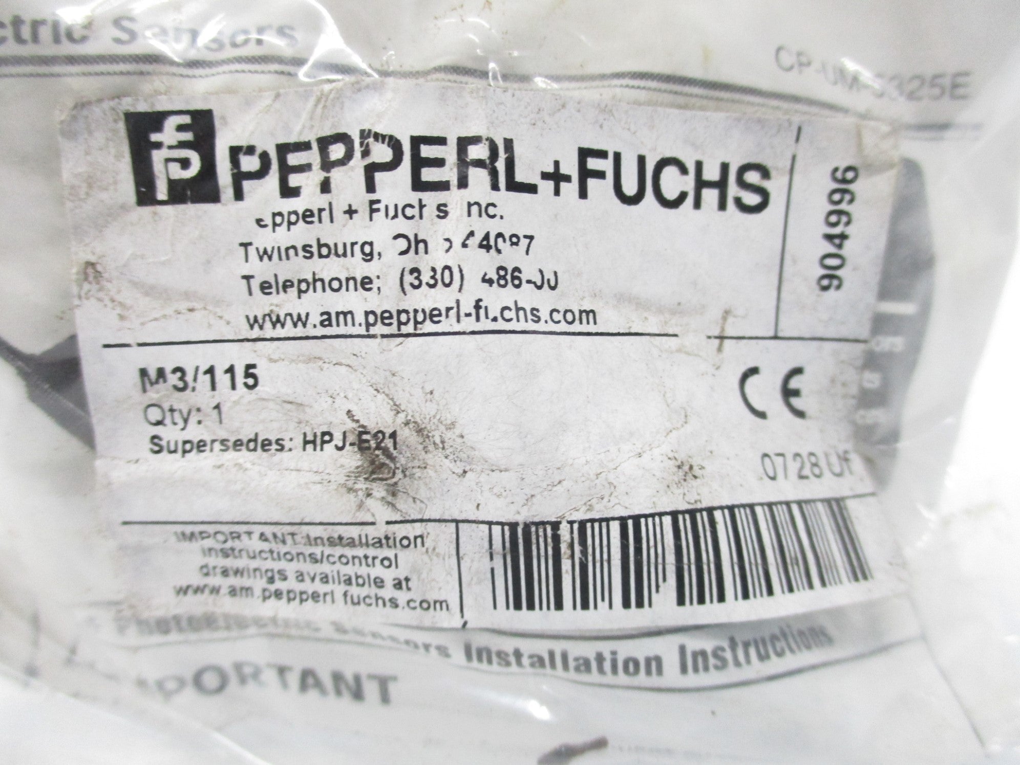 PEPPERL+FUCHS M3/115 NSMP