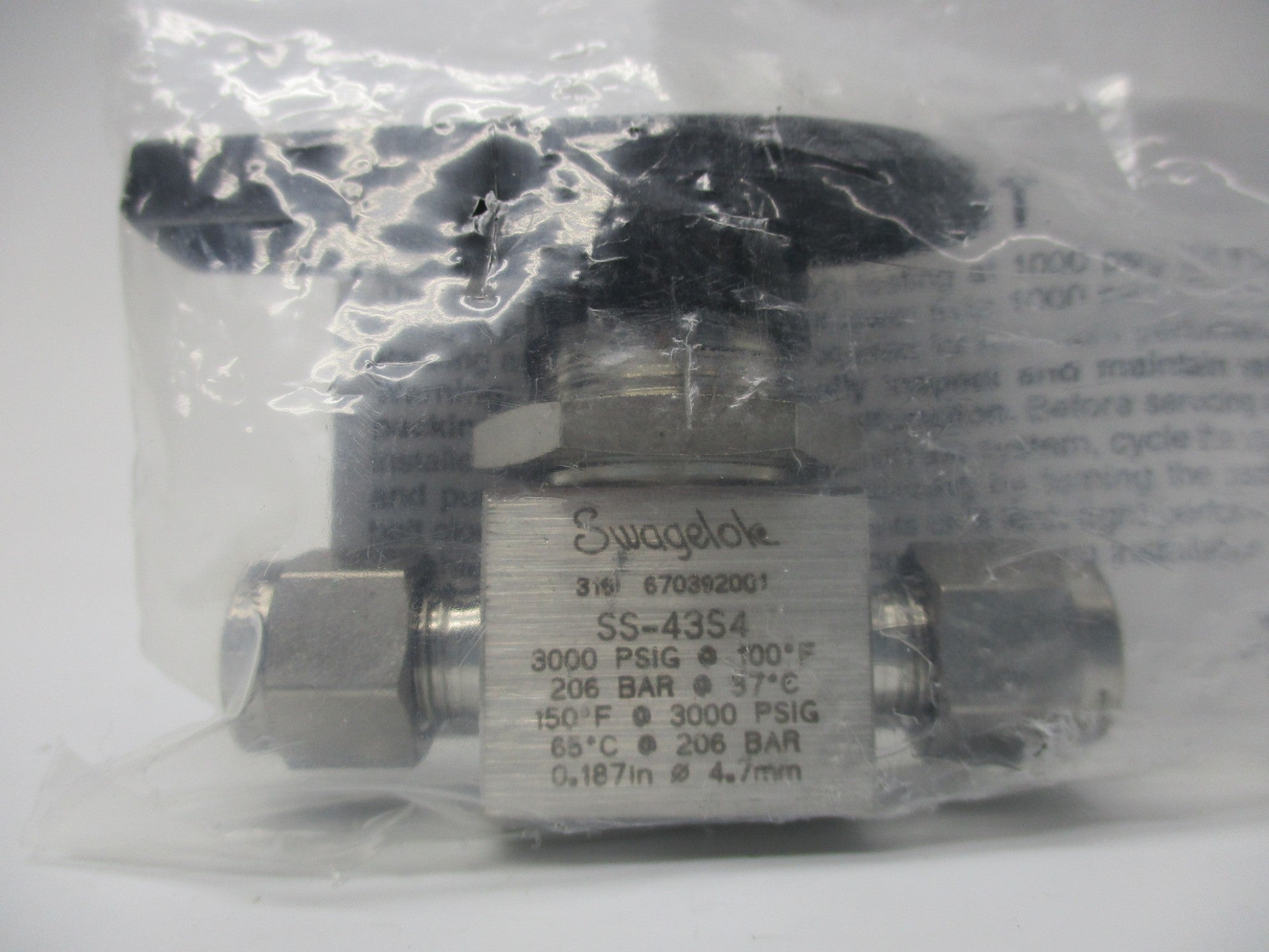 SWAGELOK SS-43S4 NSNP