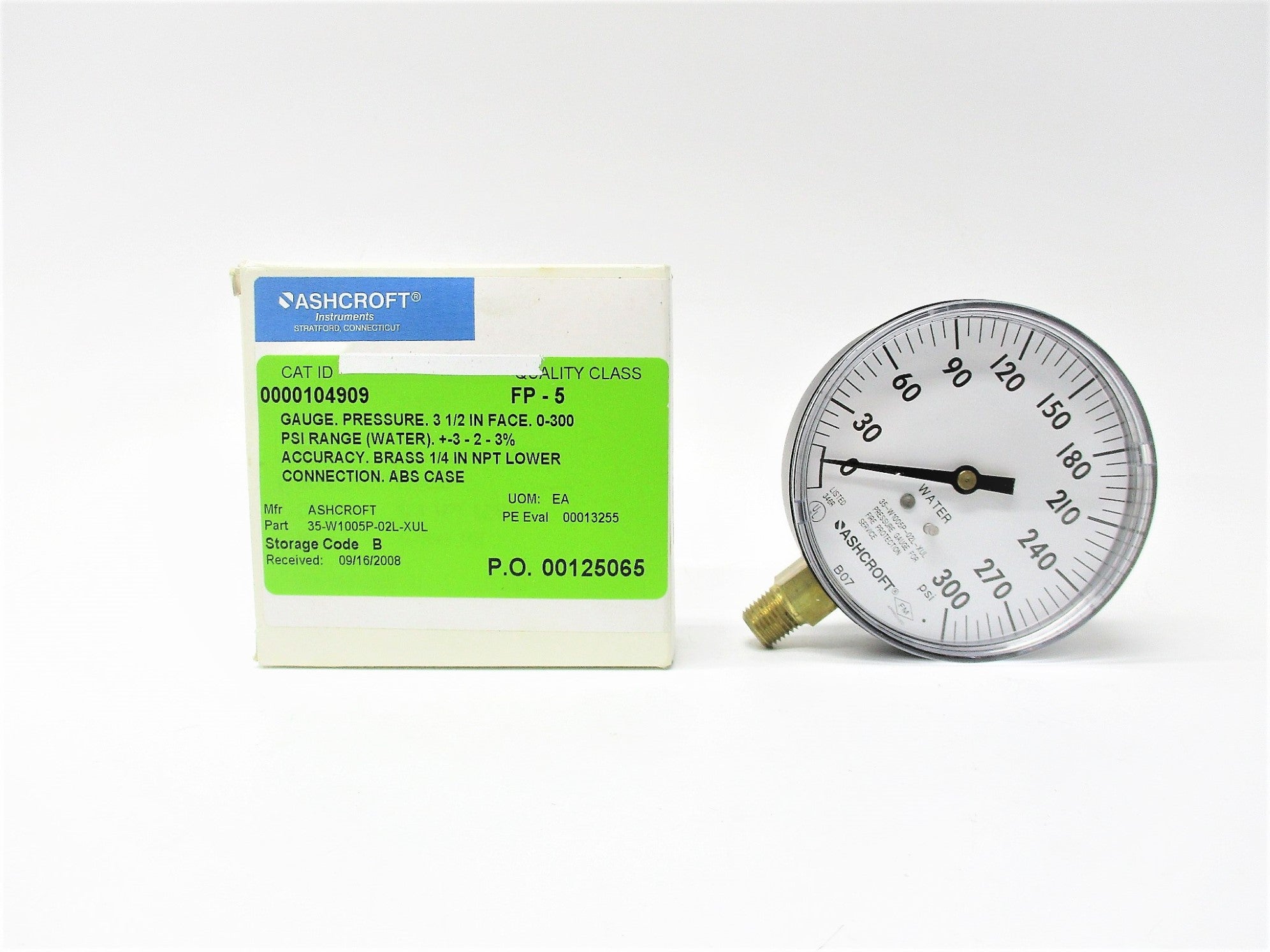 ASHCROFT 35-W1005P-02L-XUL NSMP