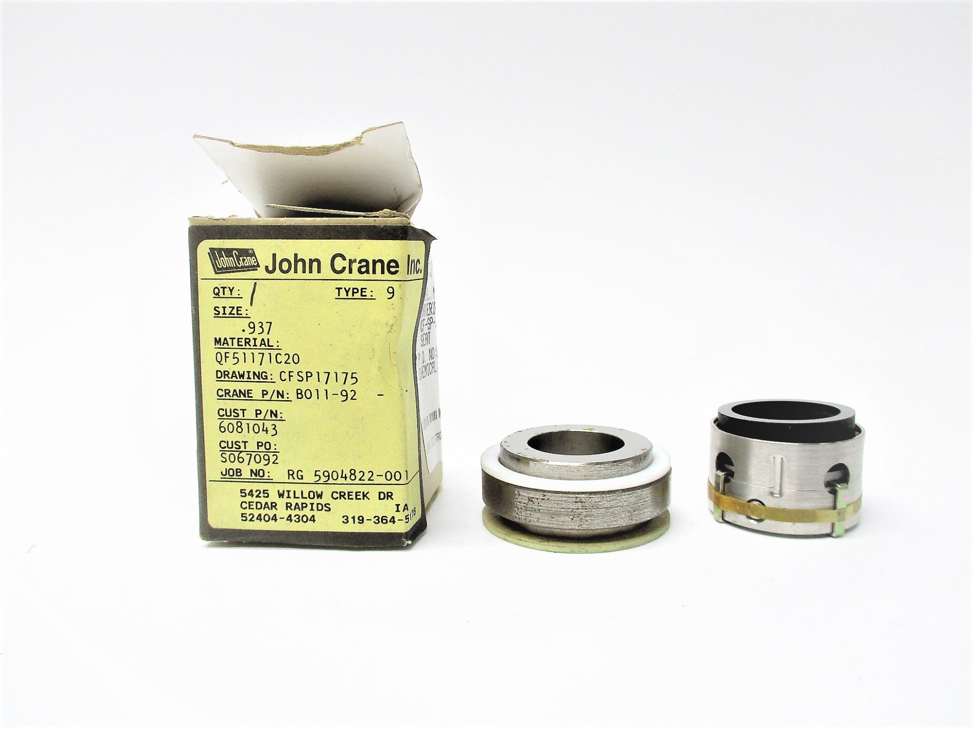 JOHN CRANE B011-92 NSMP