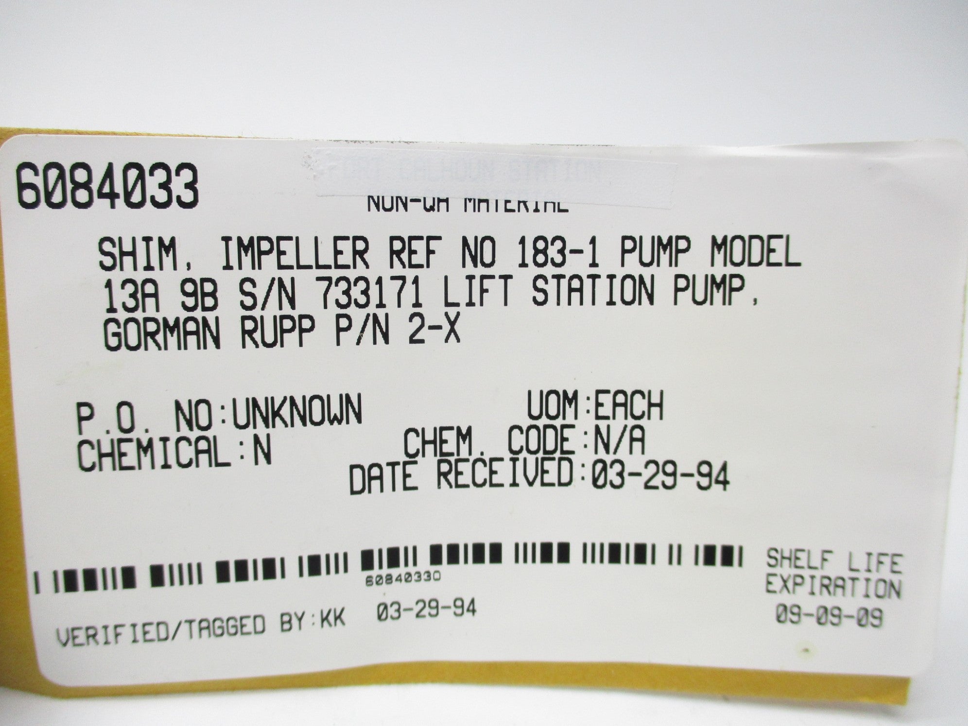 GORMAN RUPP 2-X NSNP