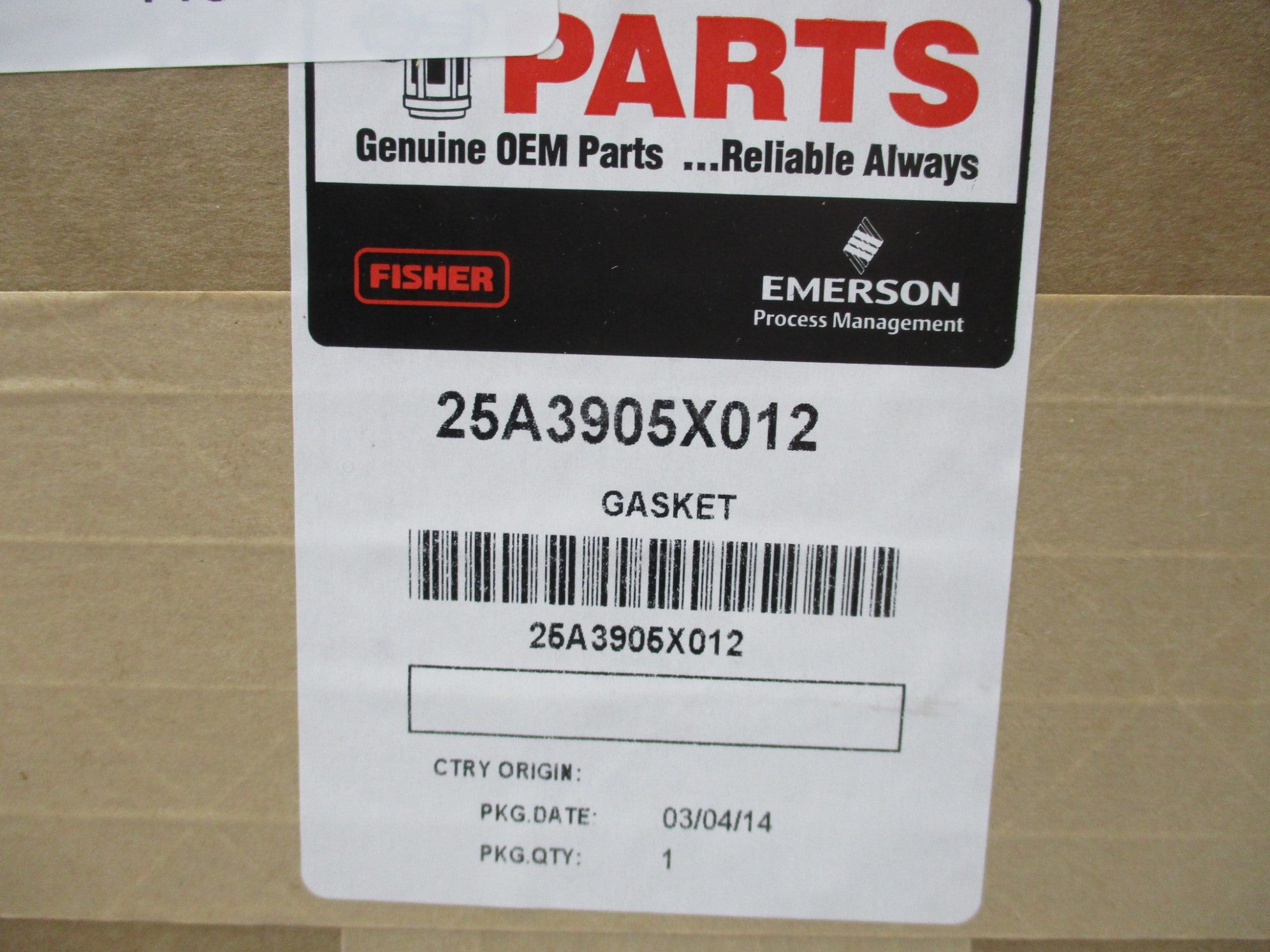 FISHER 25A3905X012 NSNP