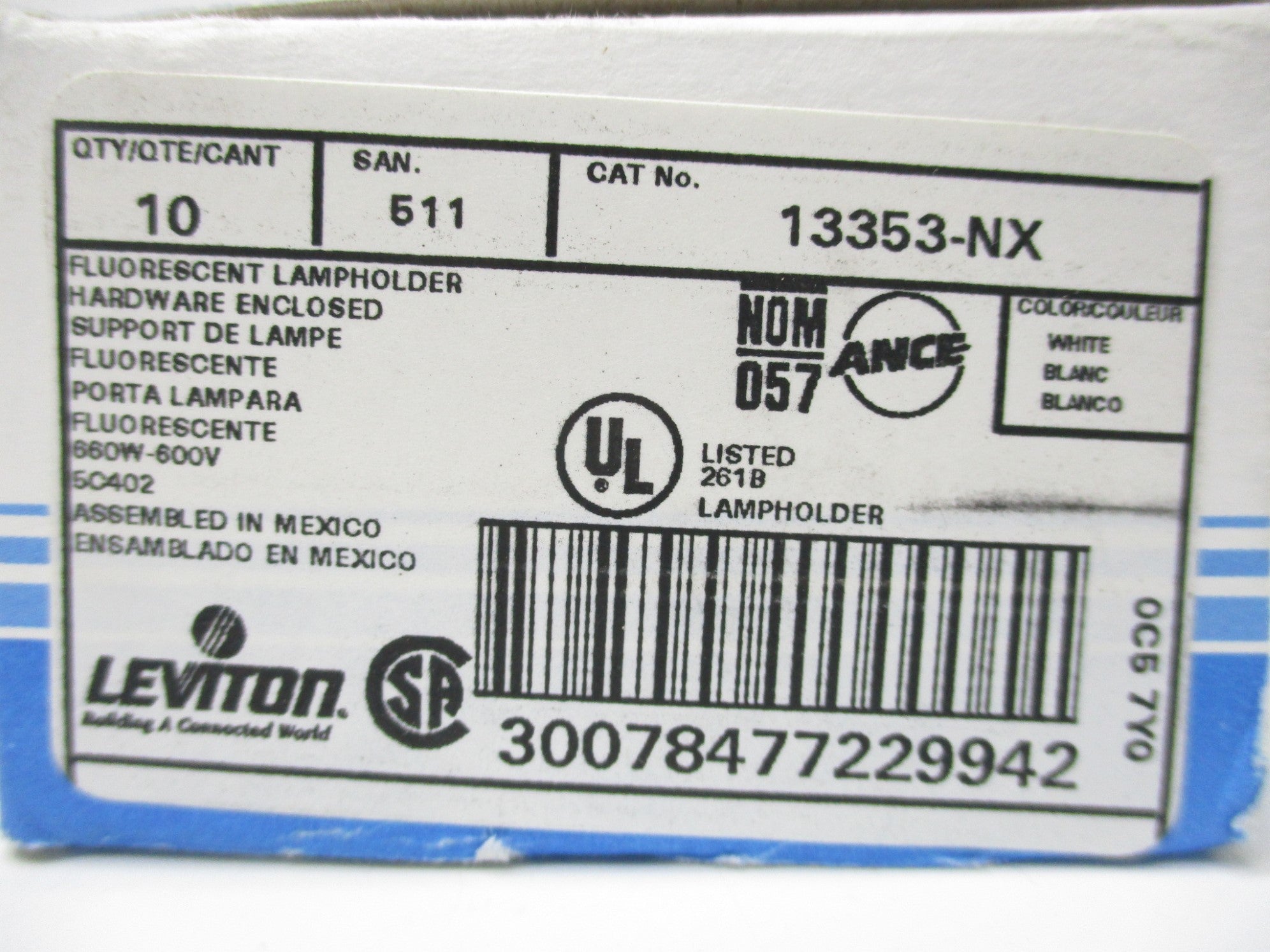 LEVITON 13353-NX (PKG OF 10) NSMP