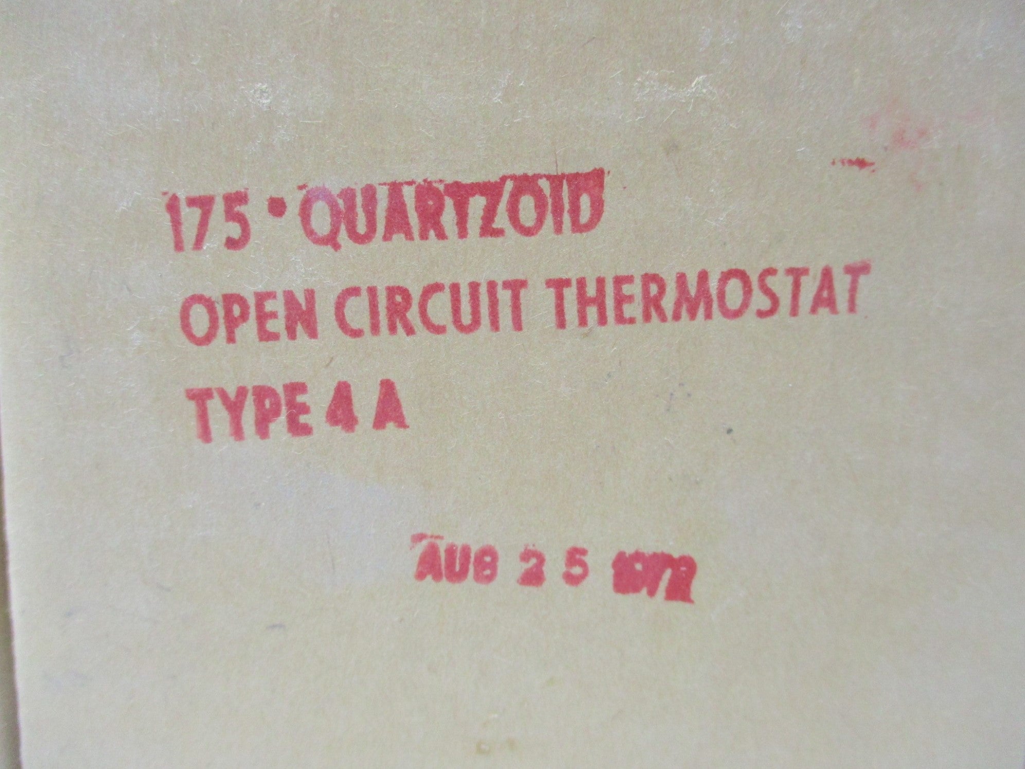 GRINNELL QUARTZOID TYPE 4A 910 NSMP