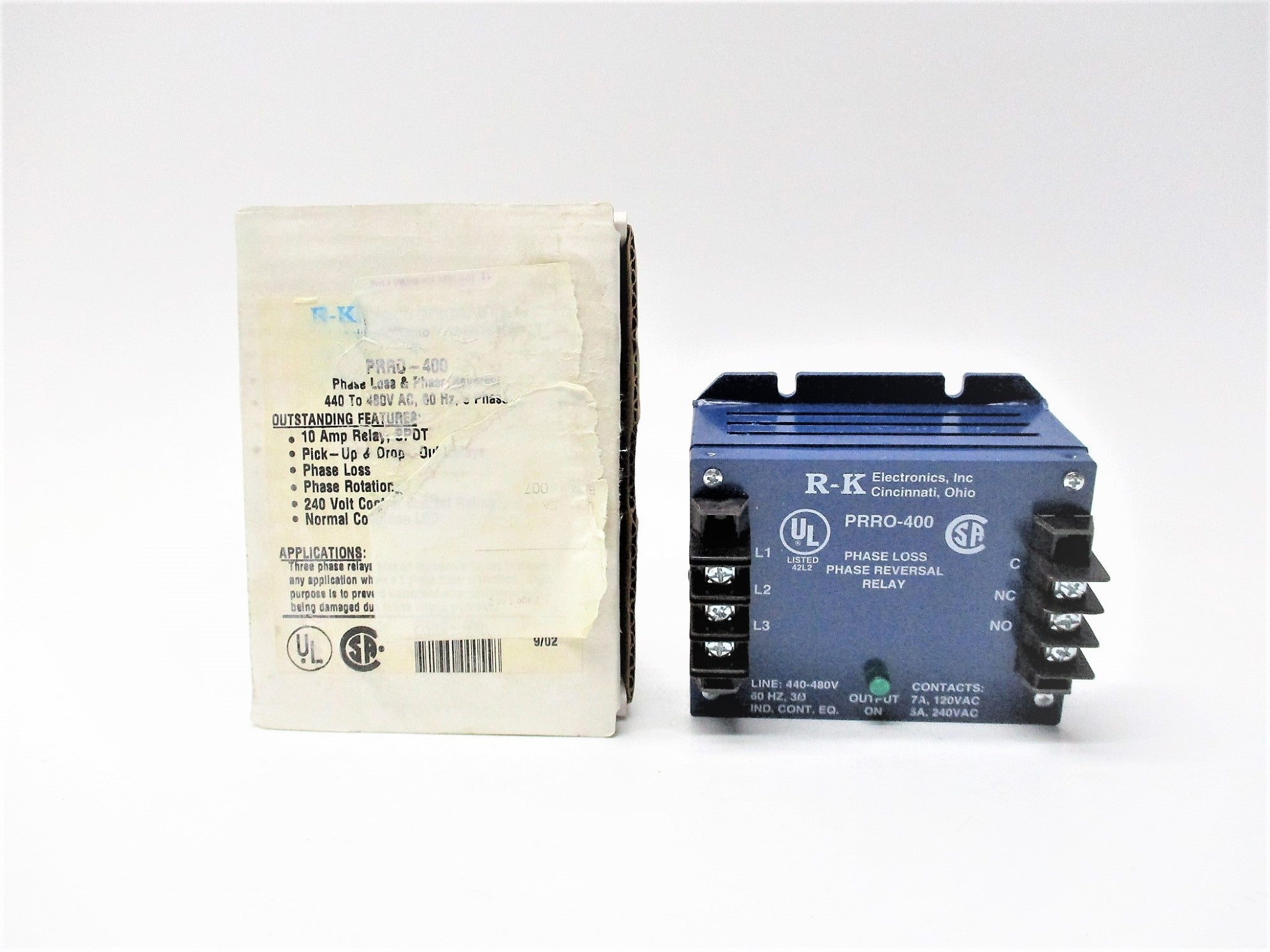 R-K ELECTRONICS PRRO-400 120VAC NSMP