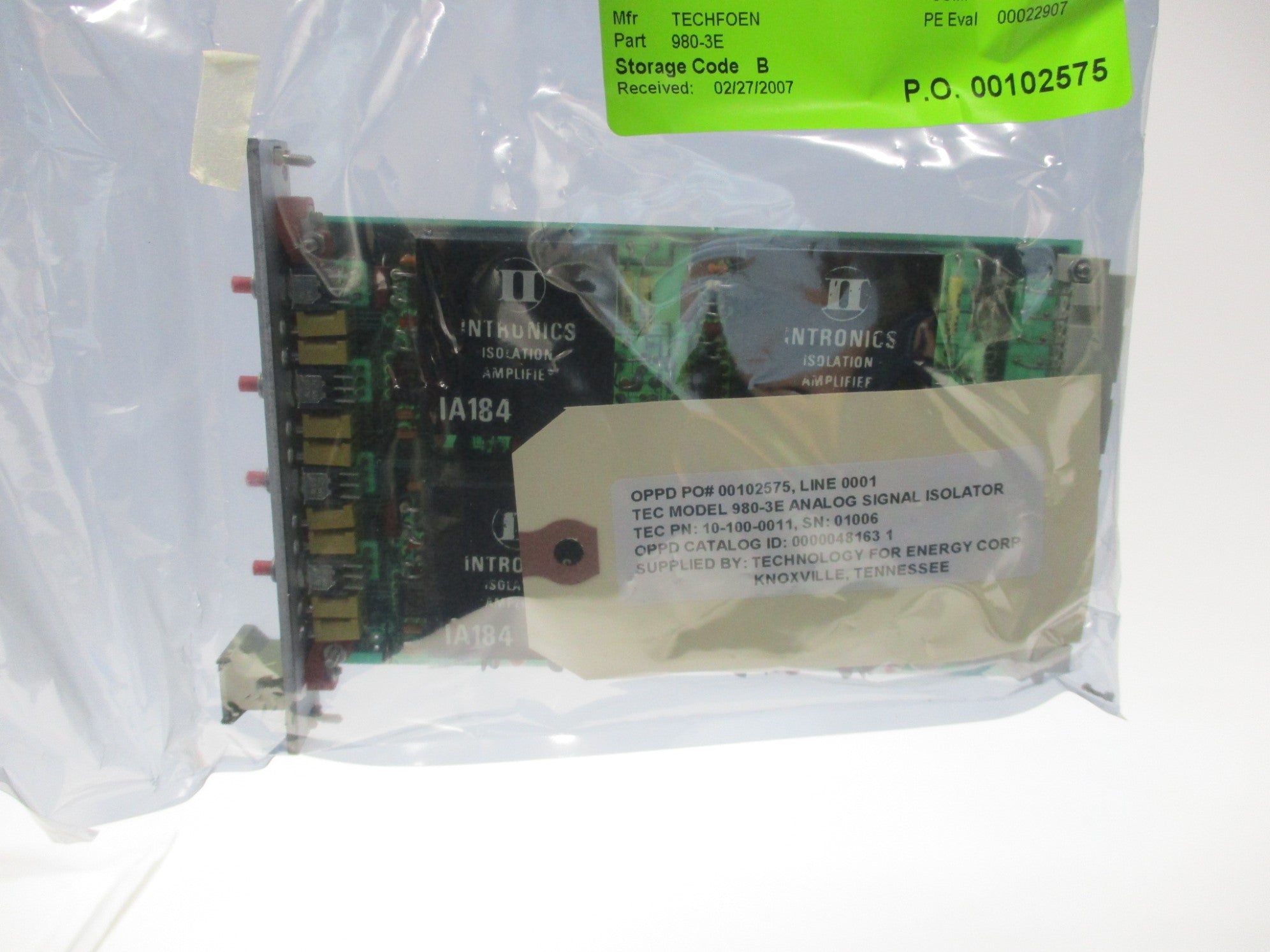 TECHFOEN 980-3E NSMP