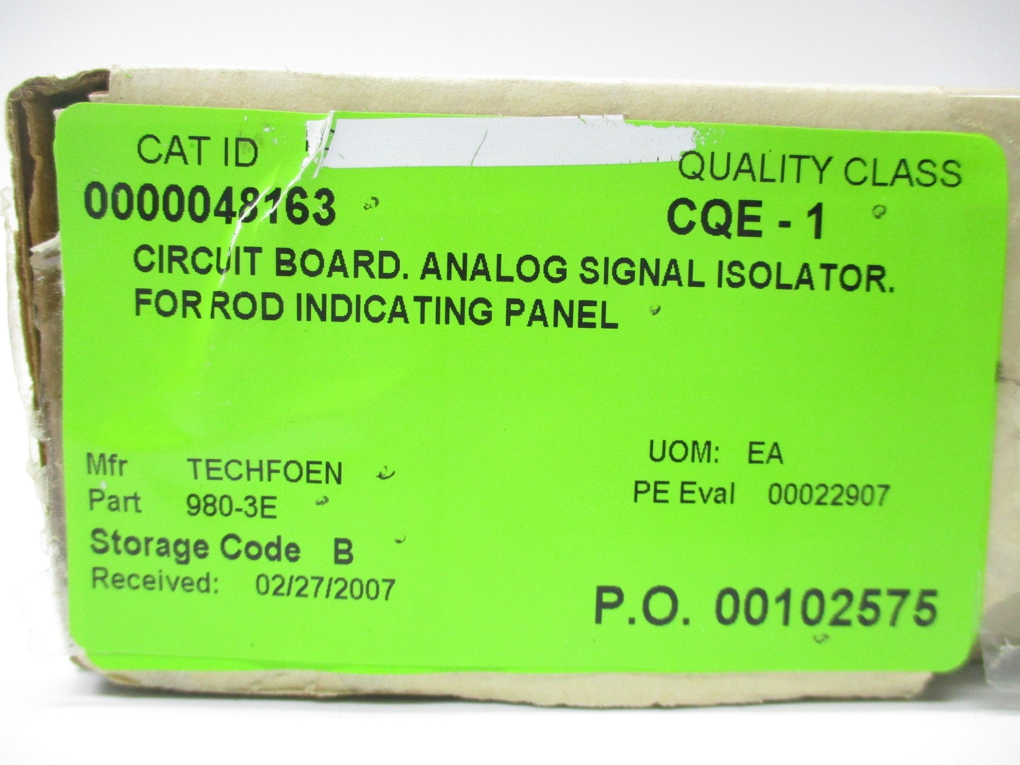 TECHFOEN 980-3E NSMP