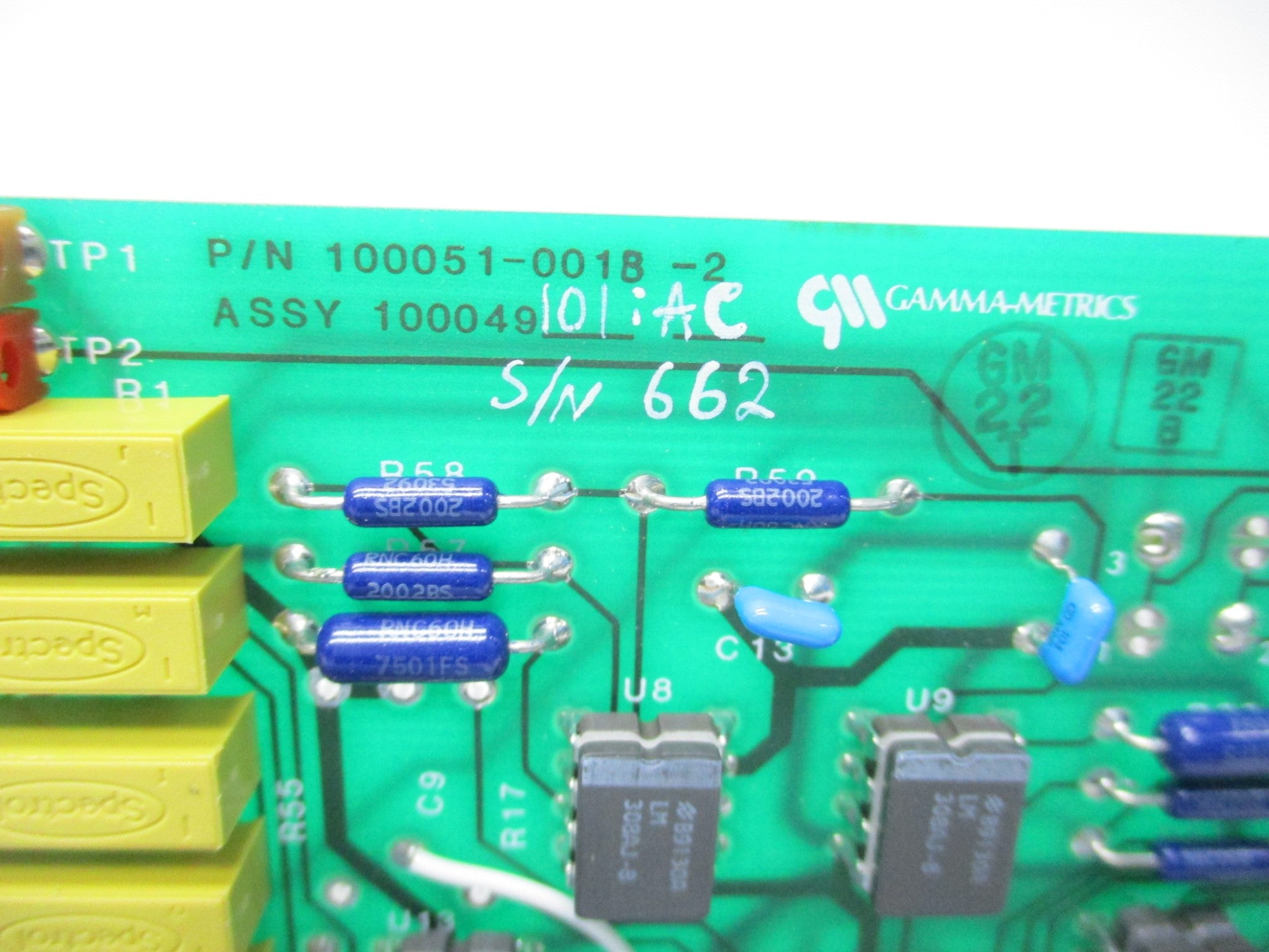 GAMMA-METRICS 100051-0018-2 UNMP