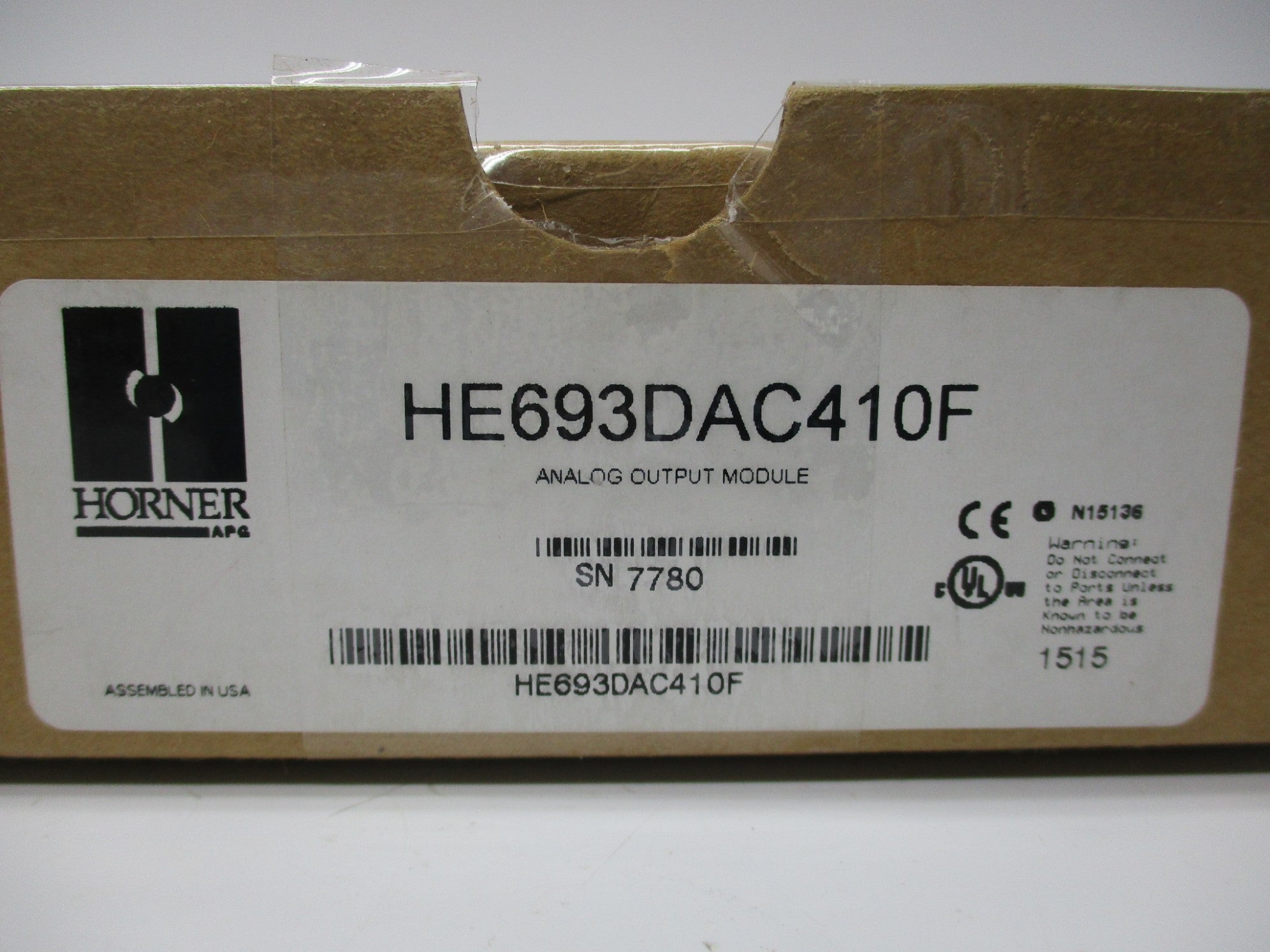 HORNER HE693DAC410F NSMP