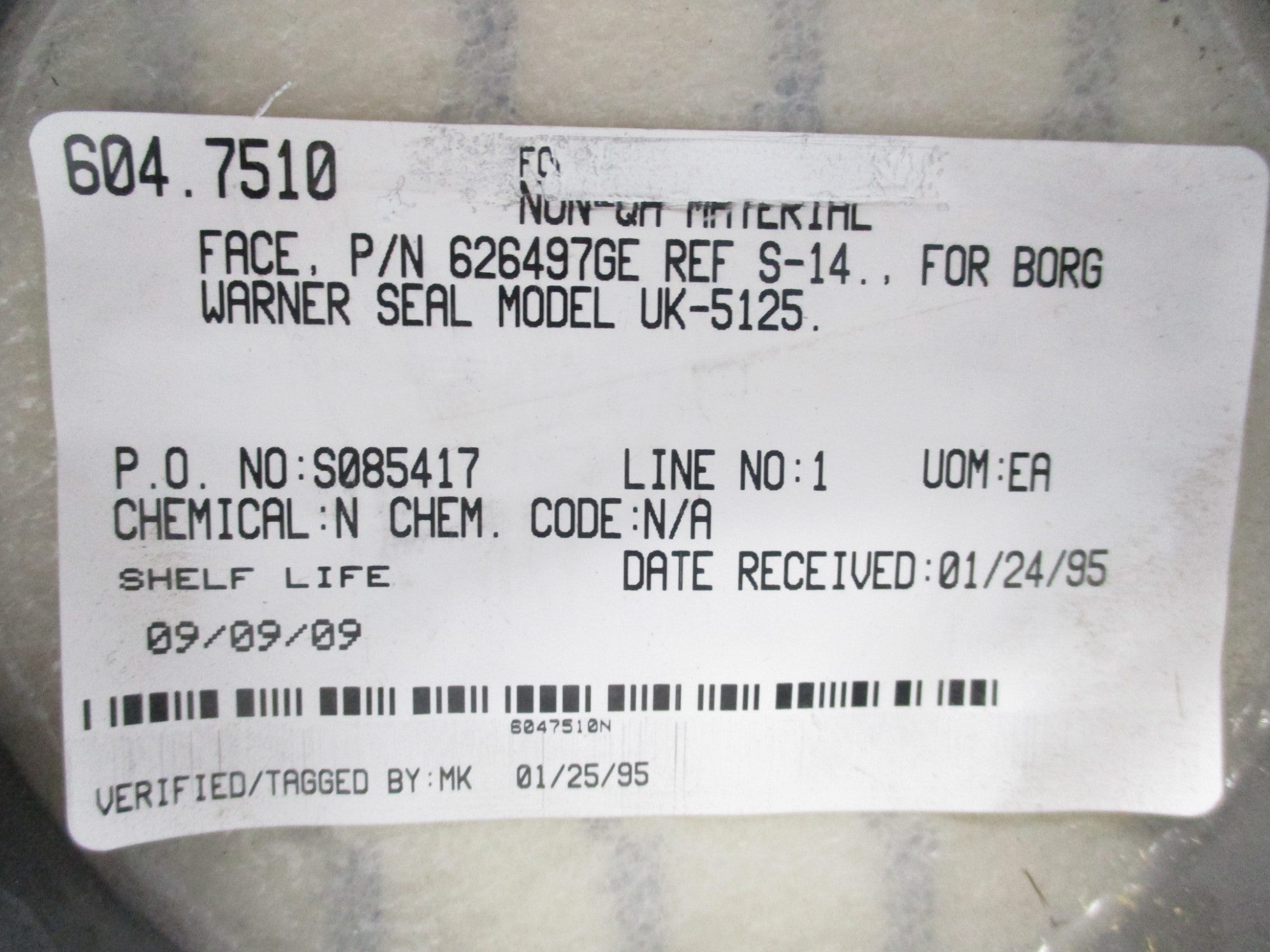 BWP 626497GE NSFS