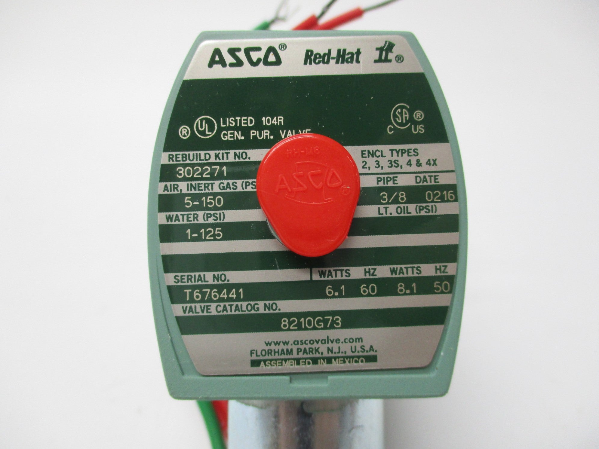 ASCO 8210G73 NSMP