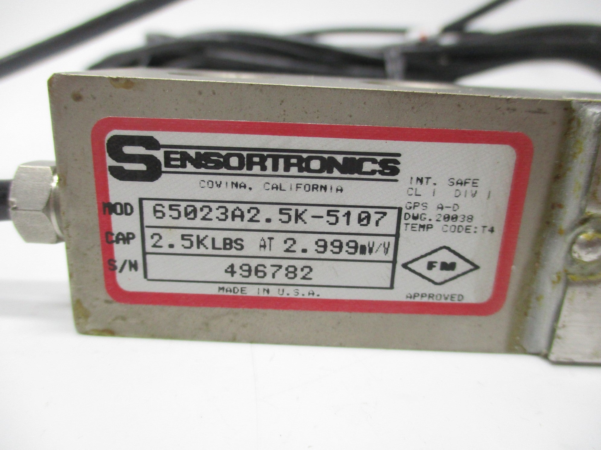 SENSORTRONICS 65023A2.5K-5107 UNMP