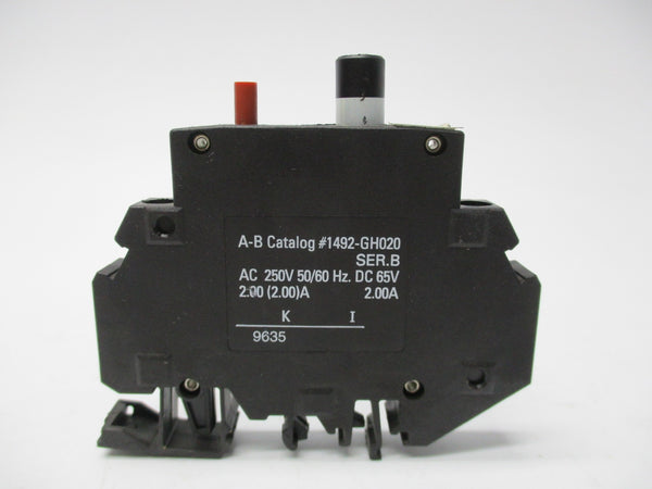 ALLEN BRADLEY 1492-GH020 250V 2A SER. B UNMP