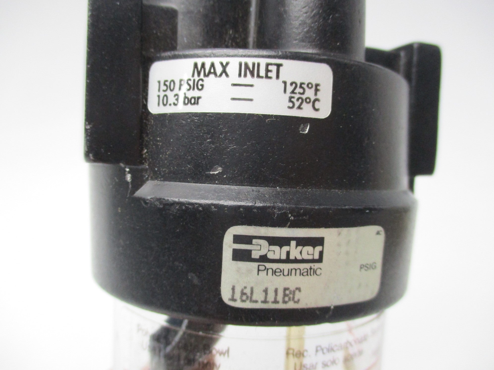 PARKER 16L11BC 150PSIG UNMP
