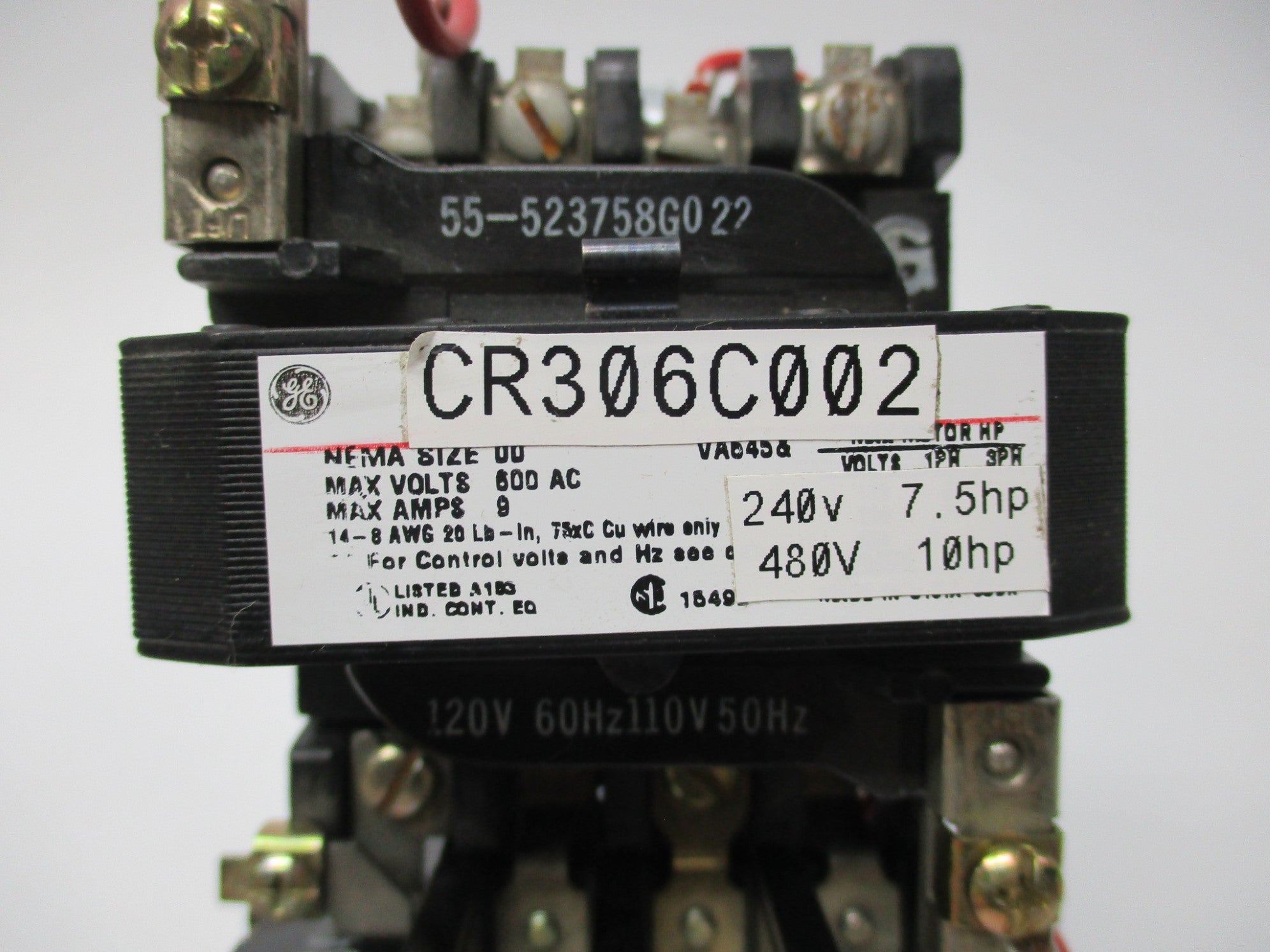GENERAL ELECTRIC CR306C002 UNMP