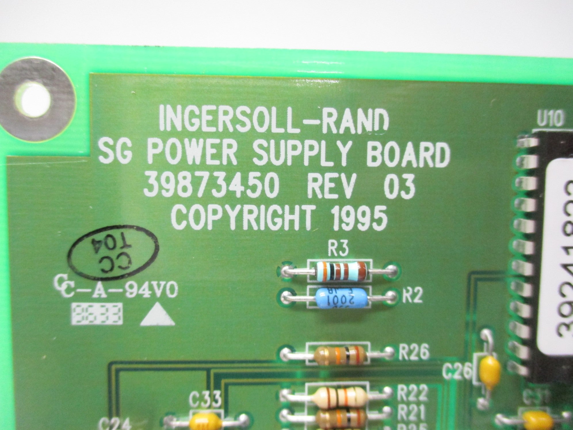 INGERSOLL RAND 39873450 REV. 03 NSNP