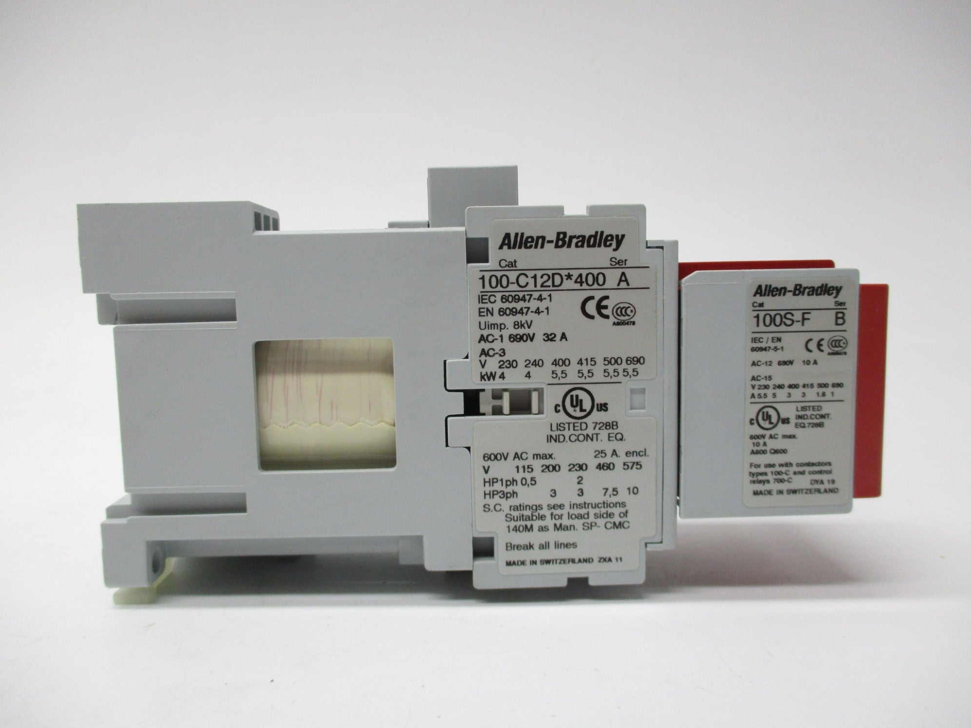 INDUSTRIAL SPARE PART 100S-C12DJ404C SER. A 24VDC (BR/WH) NSMP