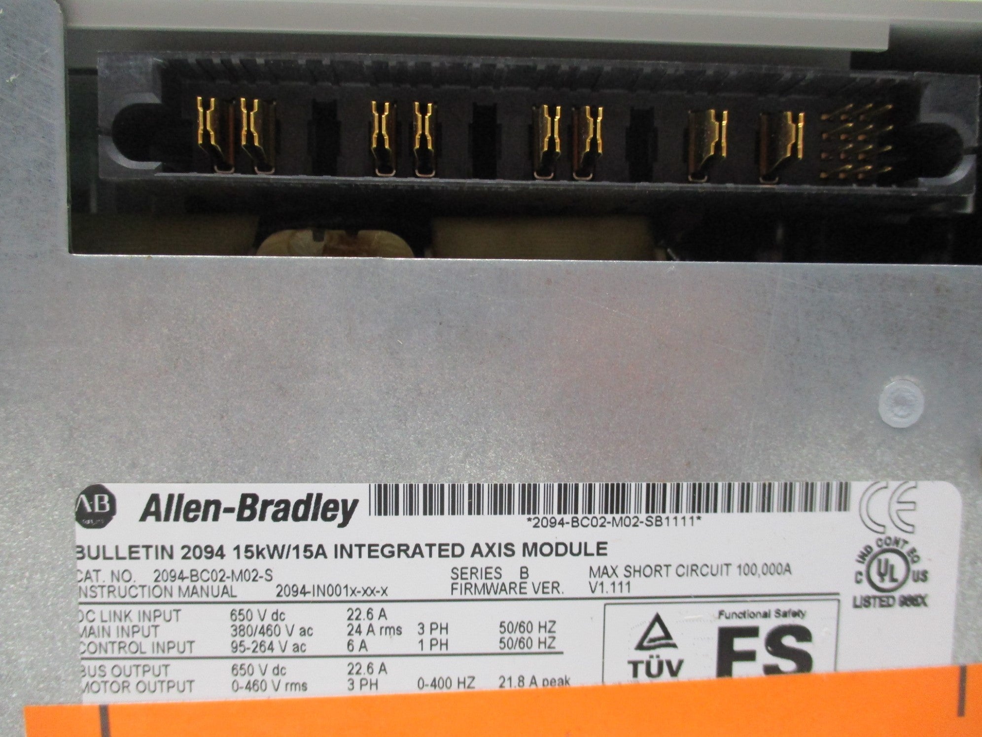ALLEN BRADLEY 2094-BC02-M02-S SER. B F/W 1.111 NSNP
