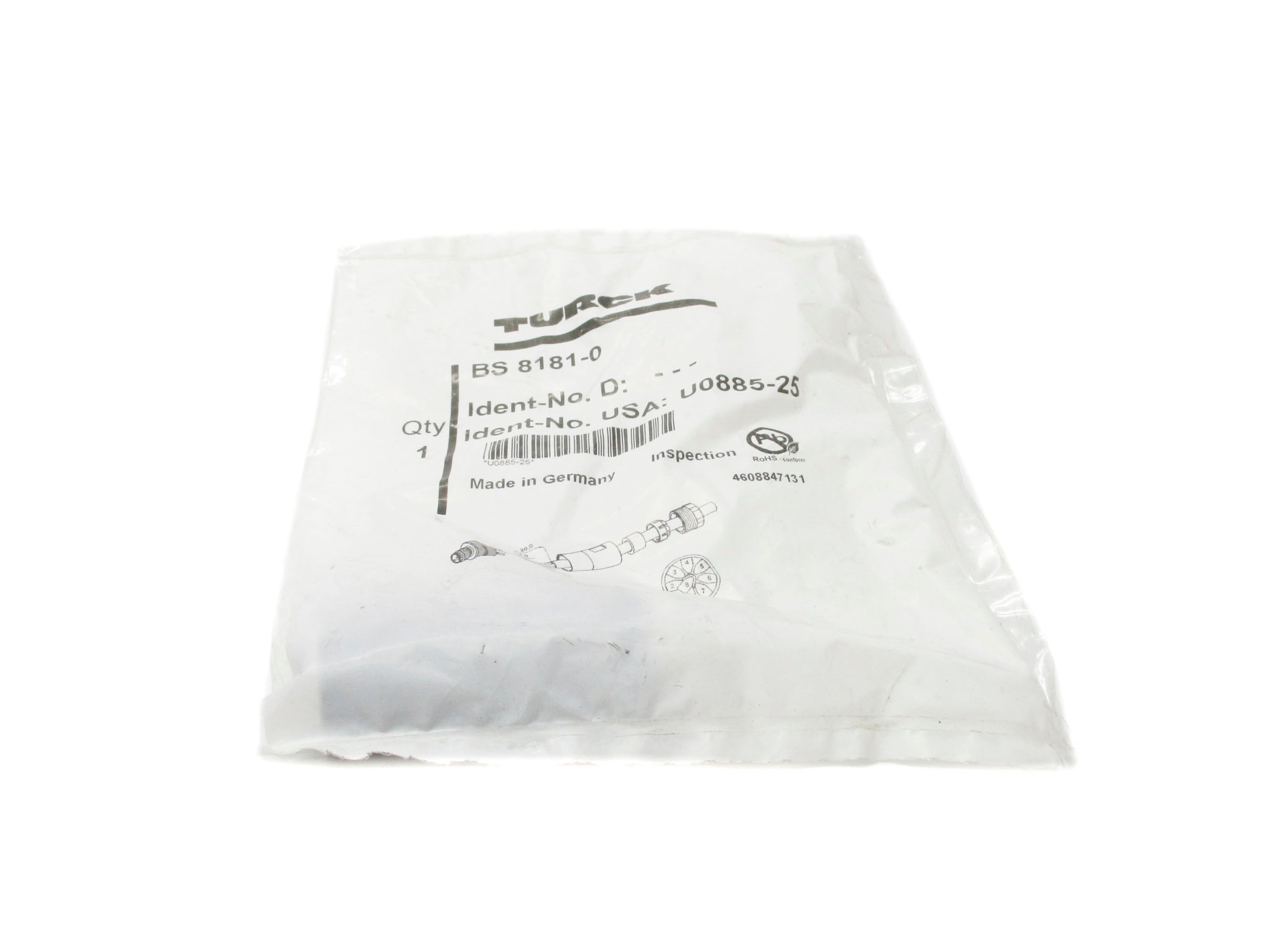 TURCK BS8181-0 U0885-25 NSMP