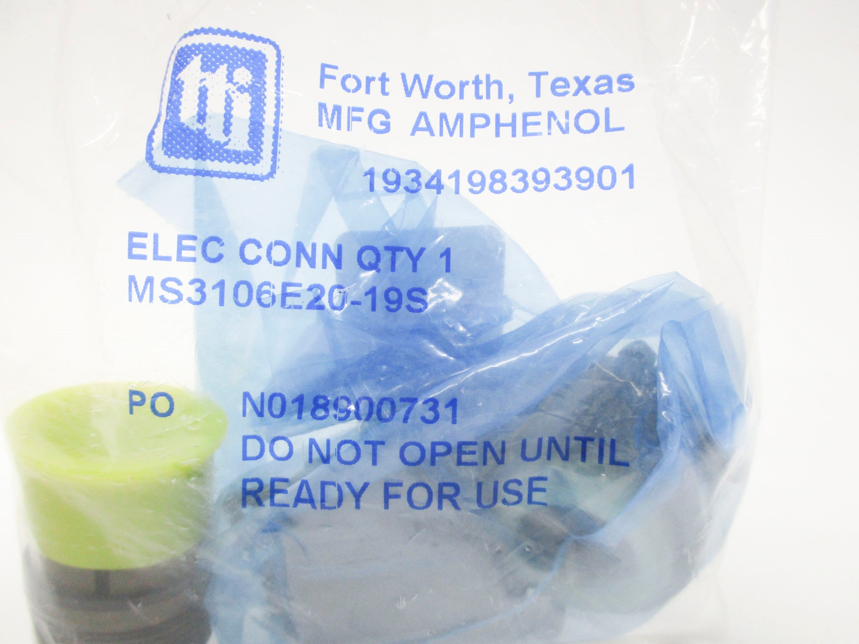 AMPHENOL MS3106E20-19S NSMP