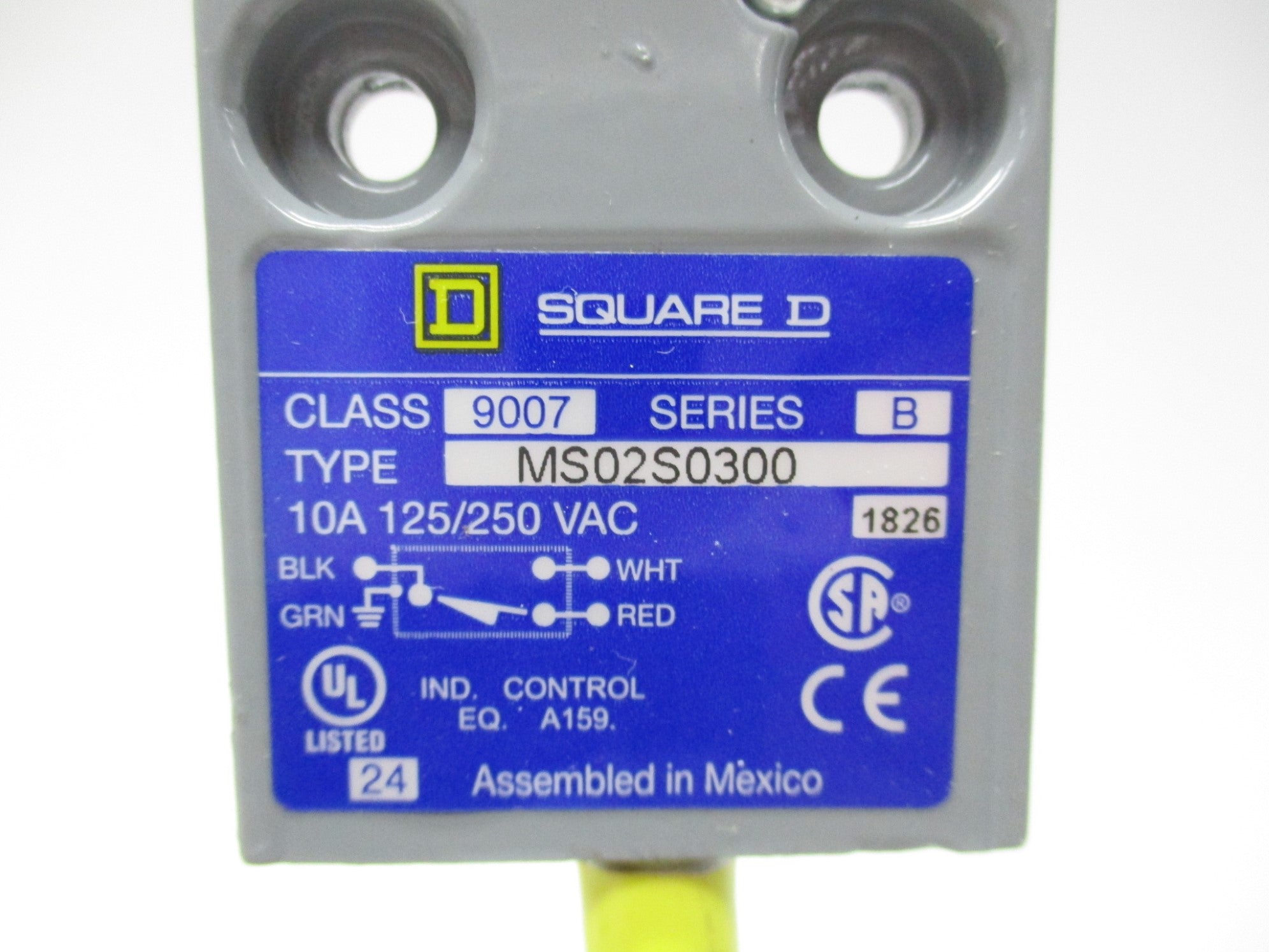 SQUARE D 9007-MS02S0300 SER. B NSNP