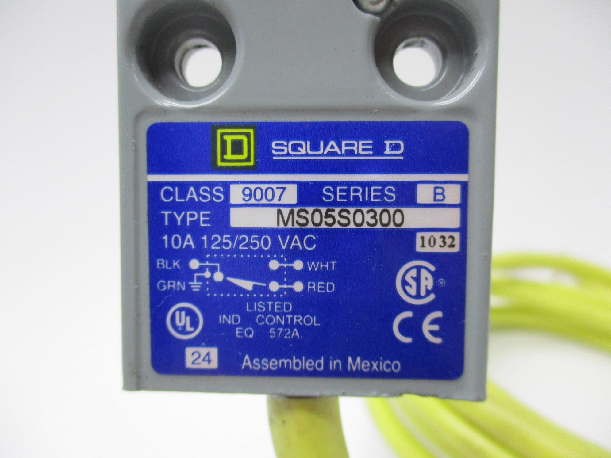 SQUARE D 9007-MS05S0300 SER. B NSNP