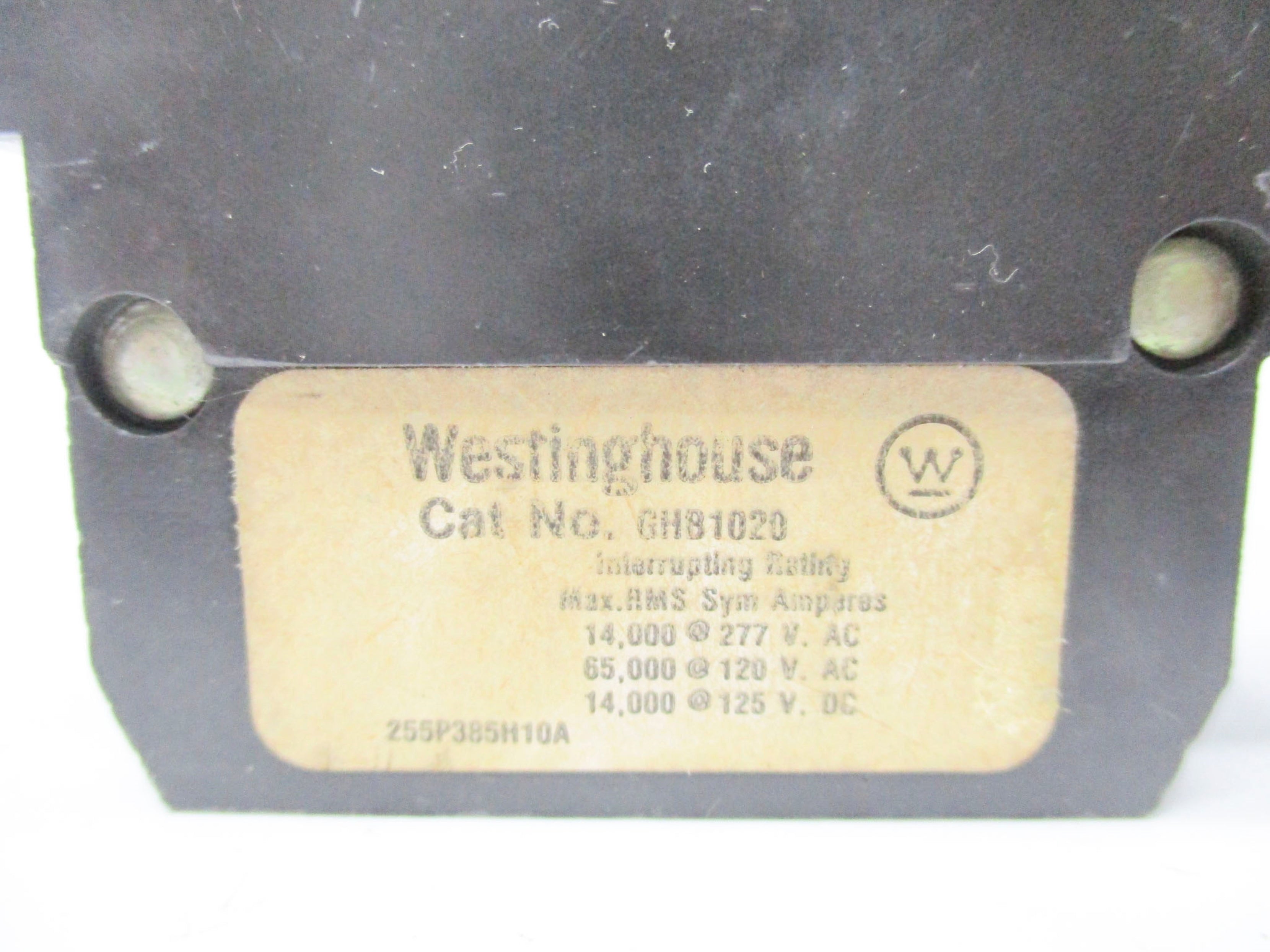WESTINGHOUSE GHB1020 120/277VAC 20A UNMP