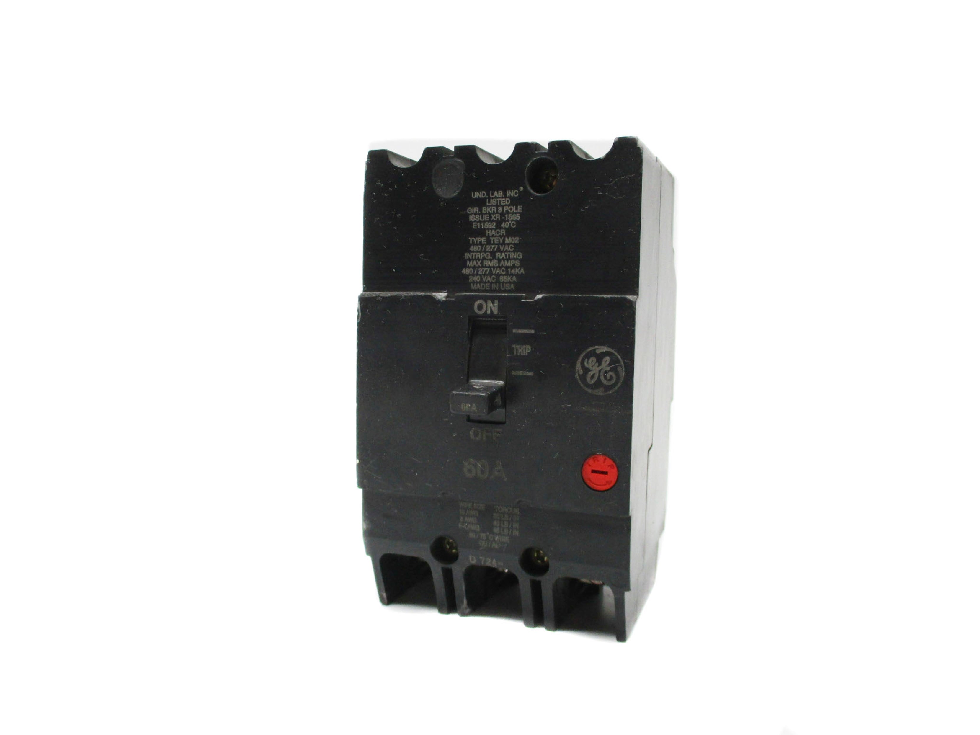GENERAL ELECTRIC TEY360 480/277V 60A UNMP