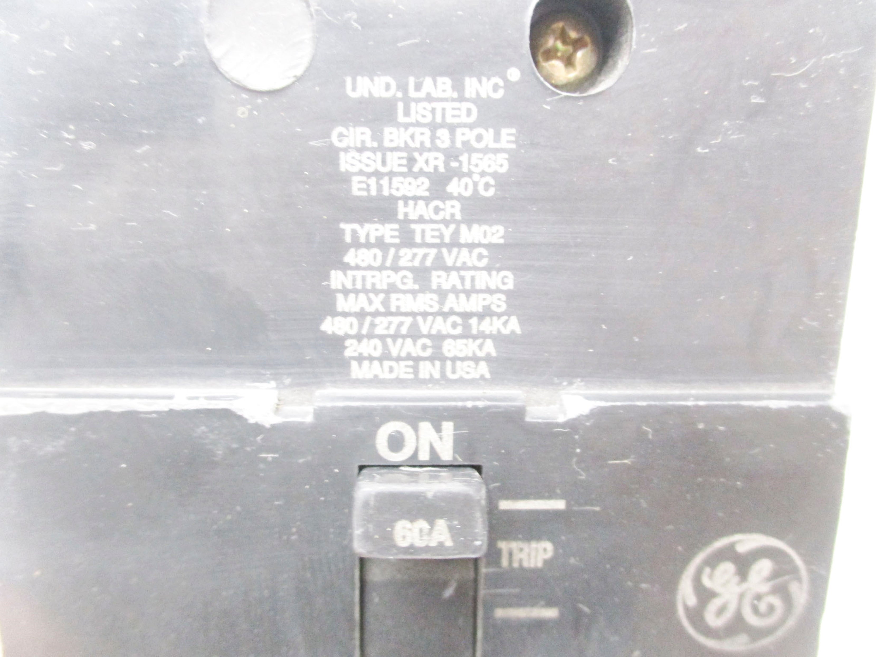 GENERAL ELECTRIC TEY360 480/277V 60A UNMP